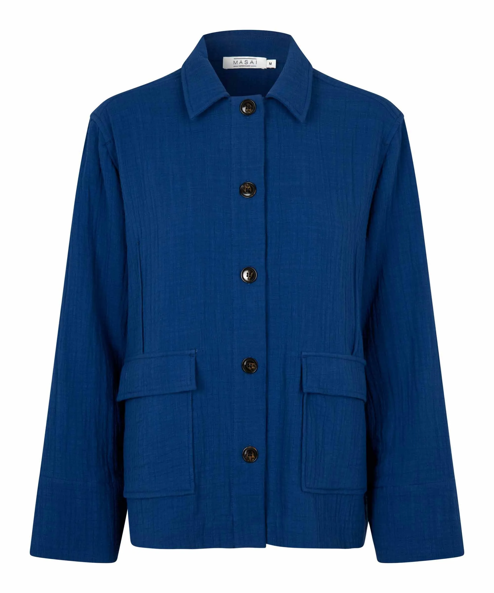 1009086 MaJadeba Crinkle Jacket - Navy Peony