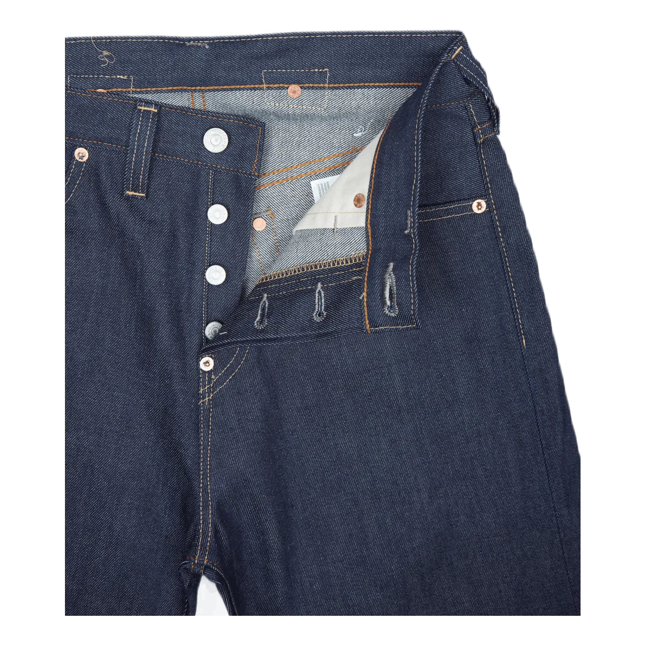 1937 501 Jeans 37 Rigid V2 Dark Indigo - Flat Finish