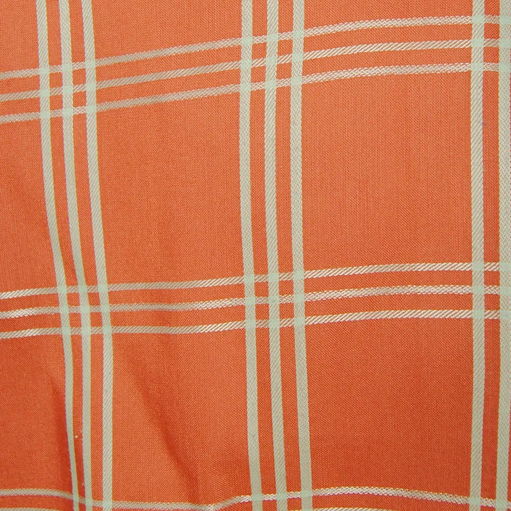 1950s Rust Plaid SS Shirt