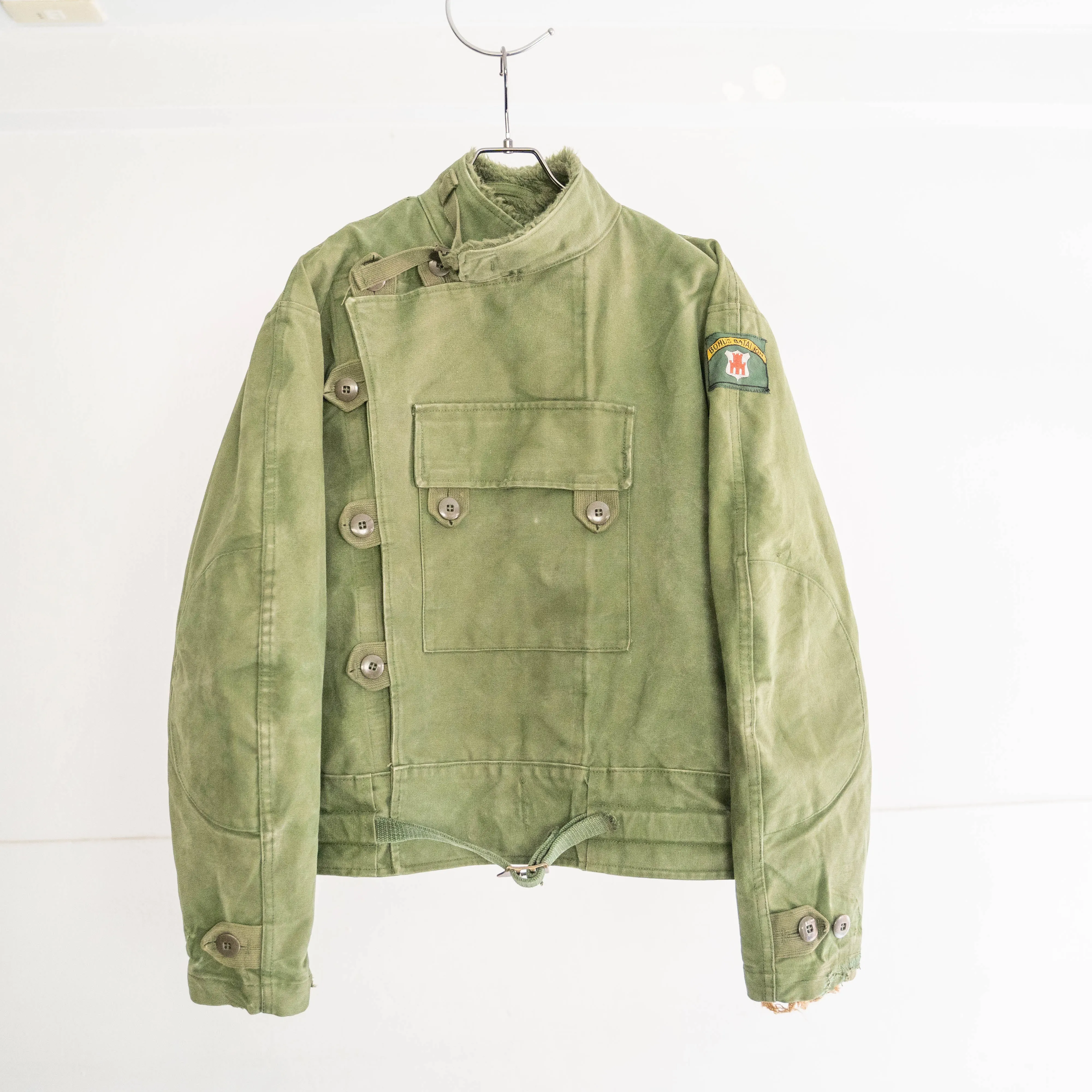 1960-70s Swedish military motorcycle jacket -with liner- 'good repair'