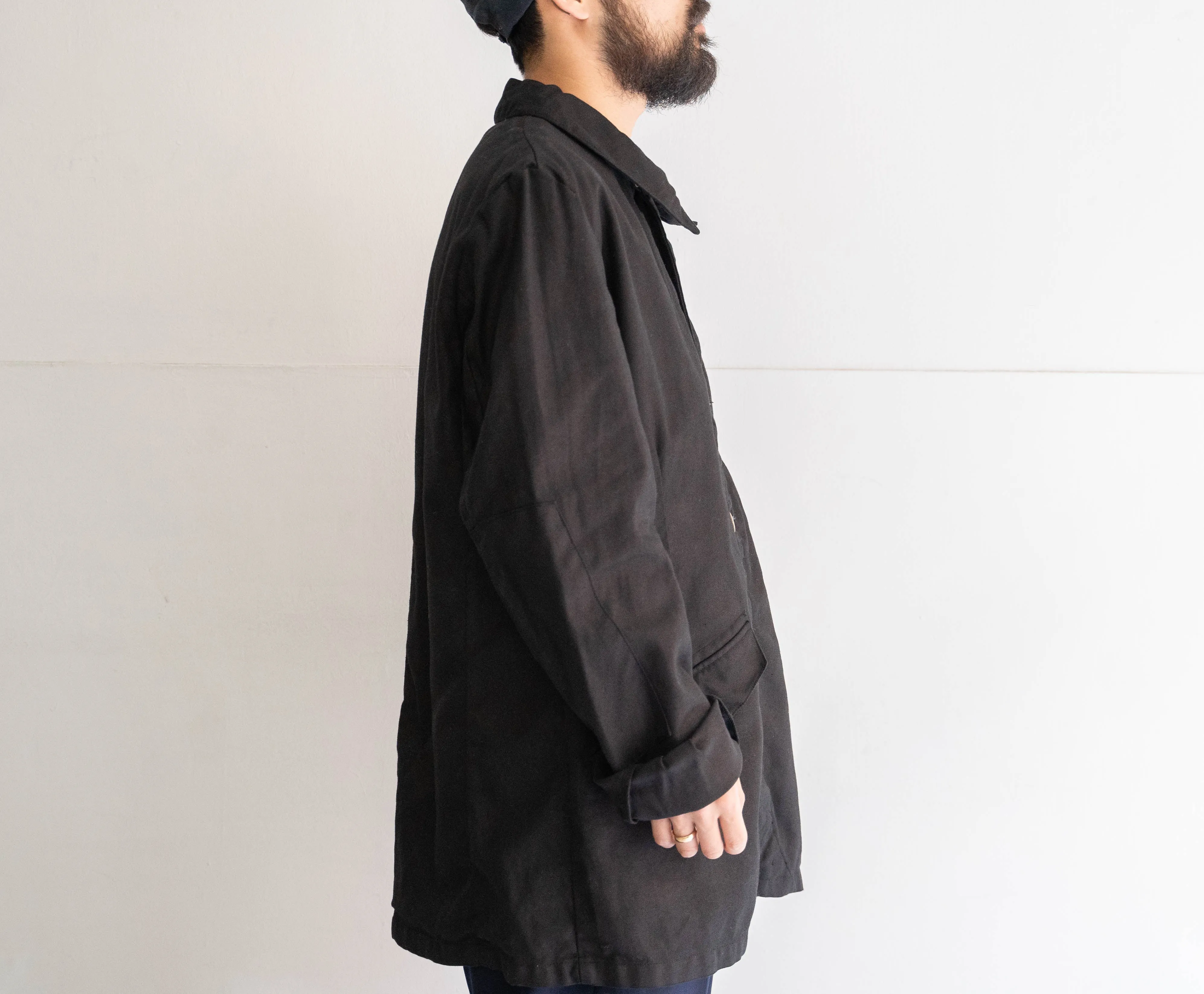 1960s Swedish military M59 jacket -black dyed-