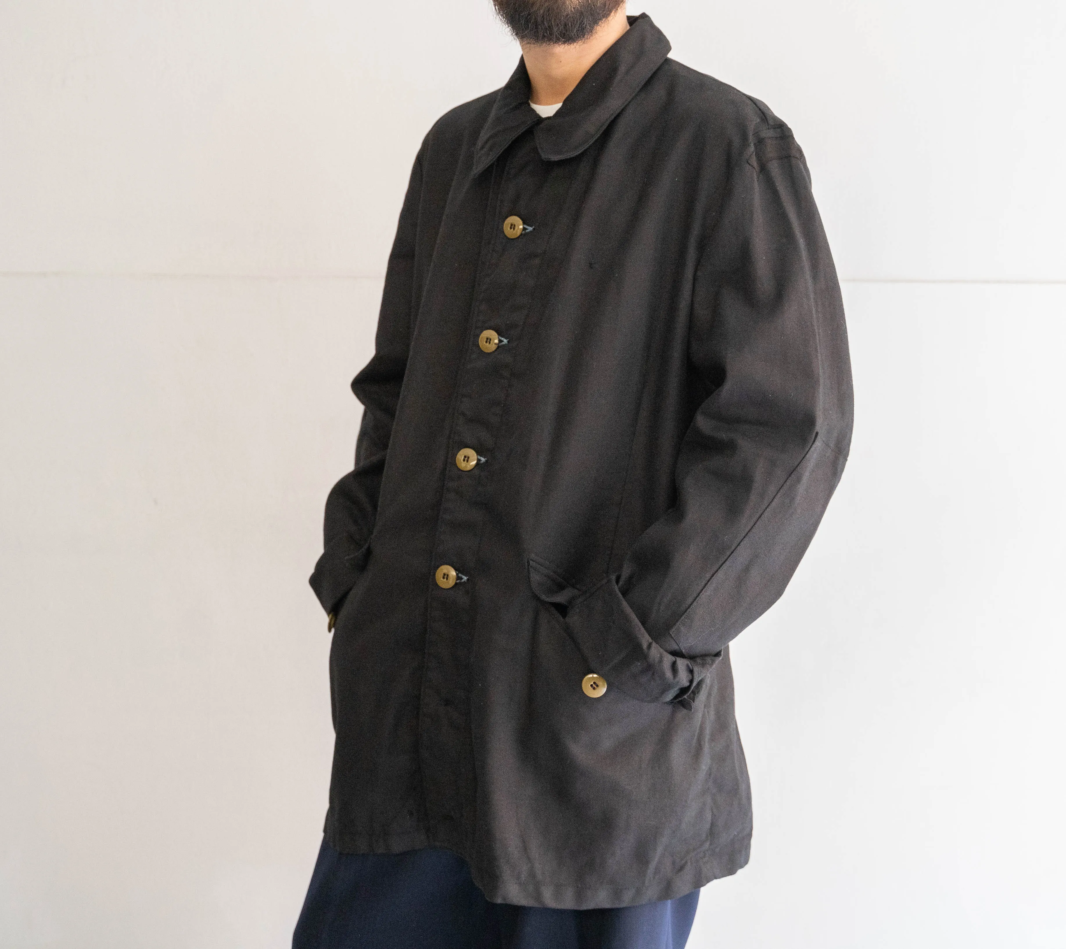 1960s Swedish military M59 jacket -black dyed-