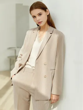 2024 Suit Office Lady Blazer  Women Lace Vneck Tanks High Waist Women Pants Shorts