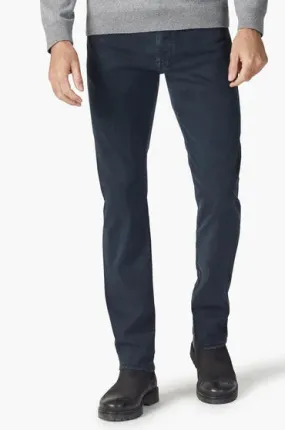 34 Heritage Cool Tapered Leg Pants in Navy Brushed Twill