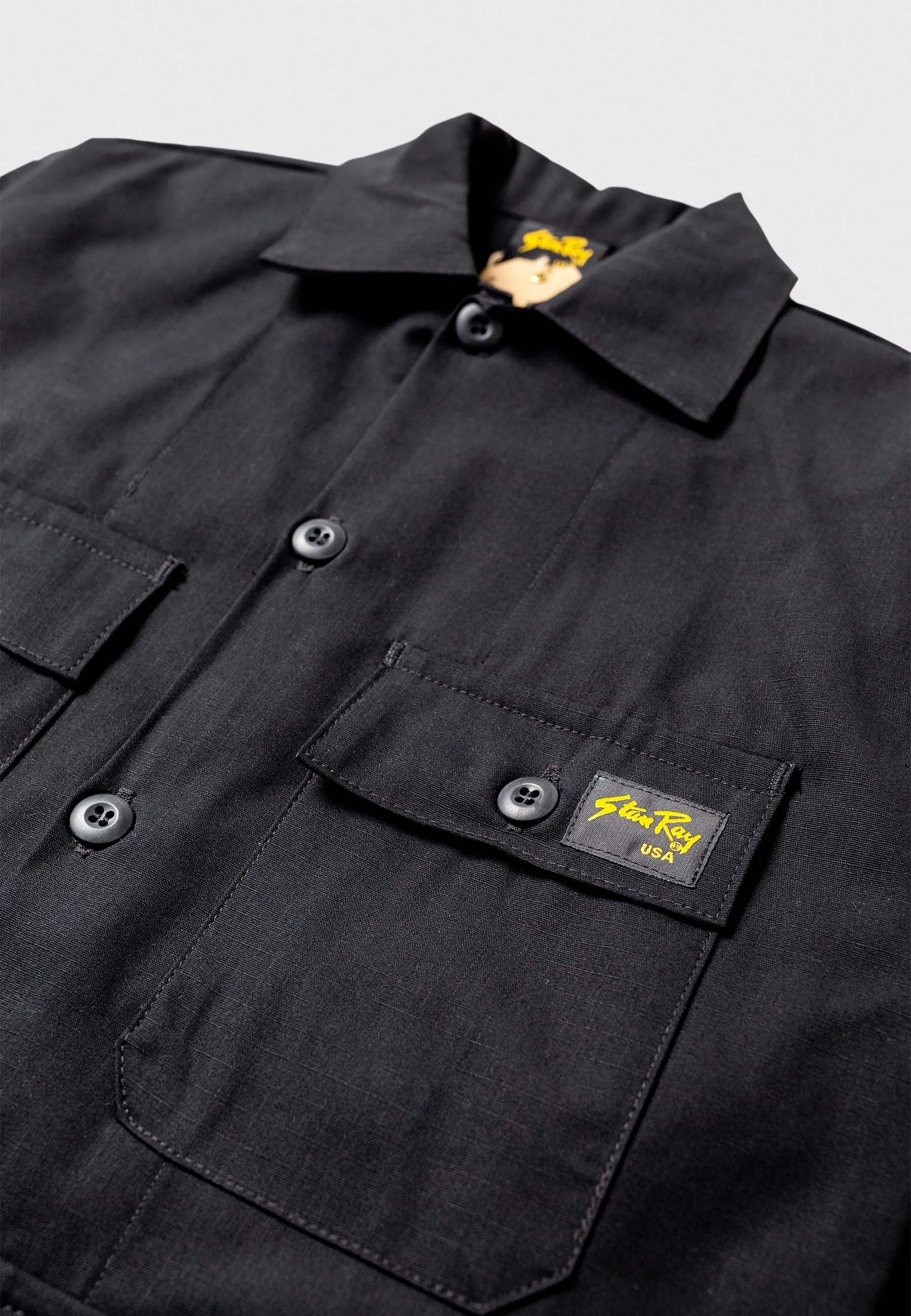 4 Pocket Jacket - Black Ripstop