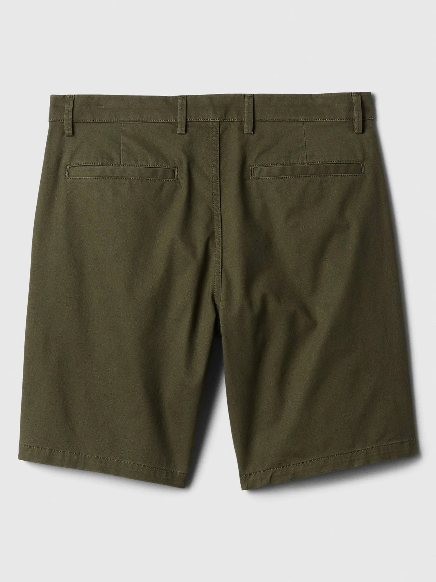 9" Essential Khaki Shorts with Washwell