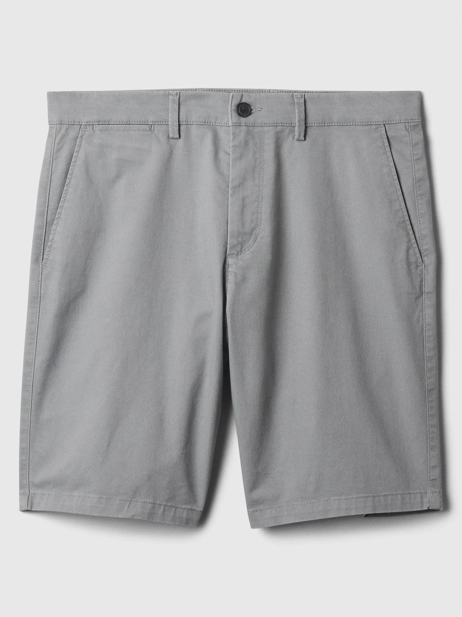 9" Essential Khaki Shorts with Washwell