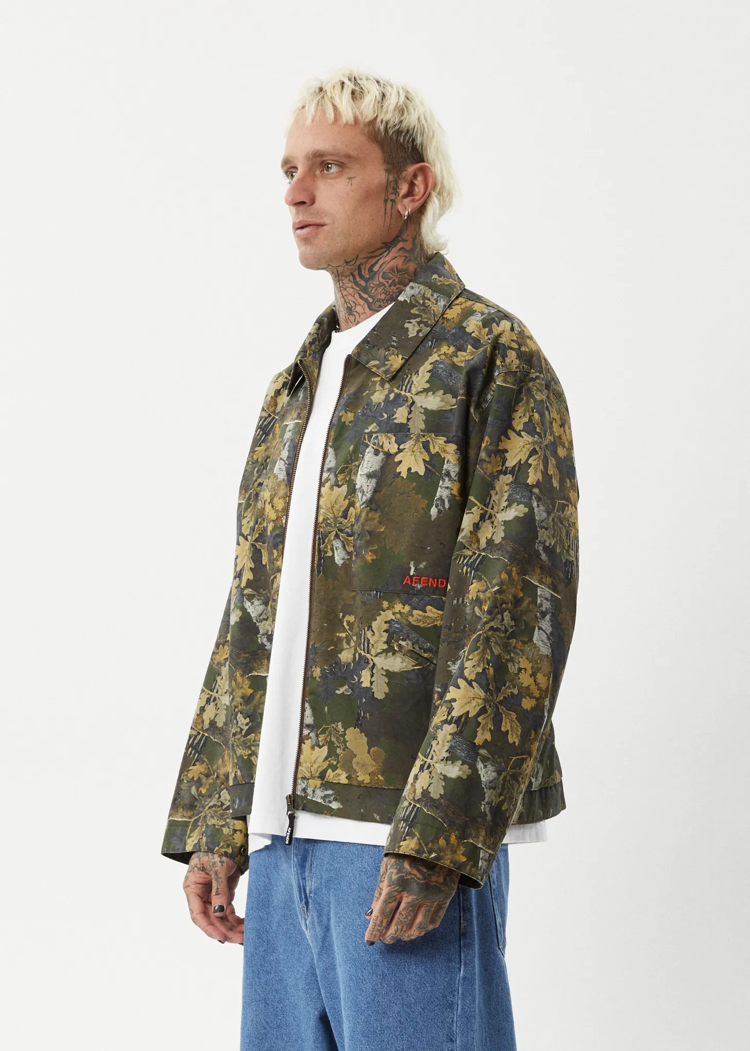 AFENDS Mens Oracle Find Me - Carpenter Jacket - Find Me