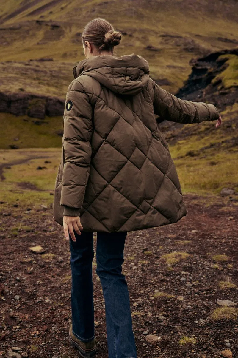 Aimee Down Jacket | Capers Green | Jakke fra Mos Mosh