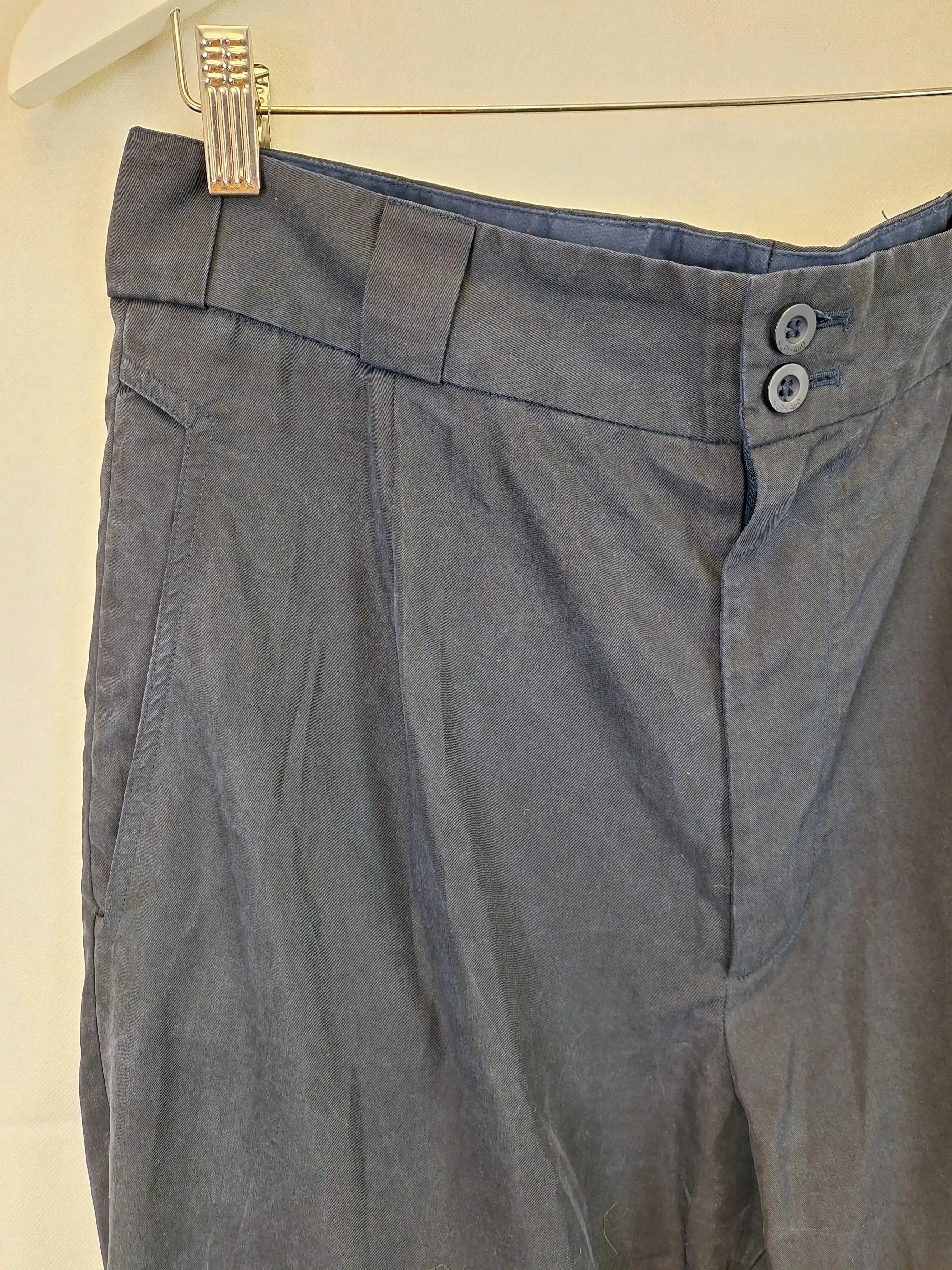 Alpha60 Navy Tapered Casual Pants Size L