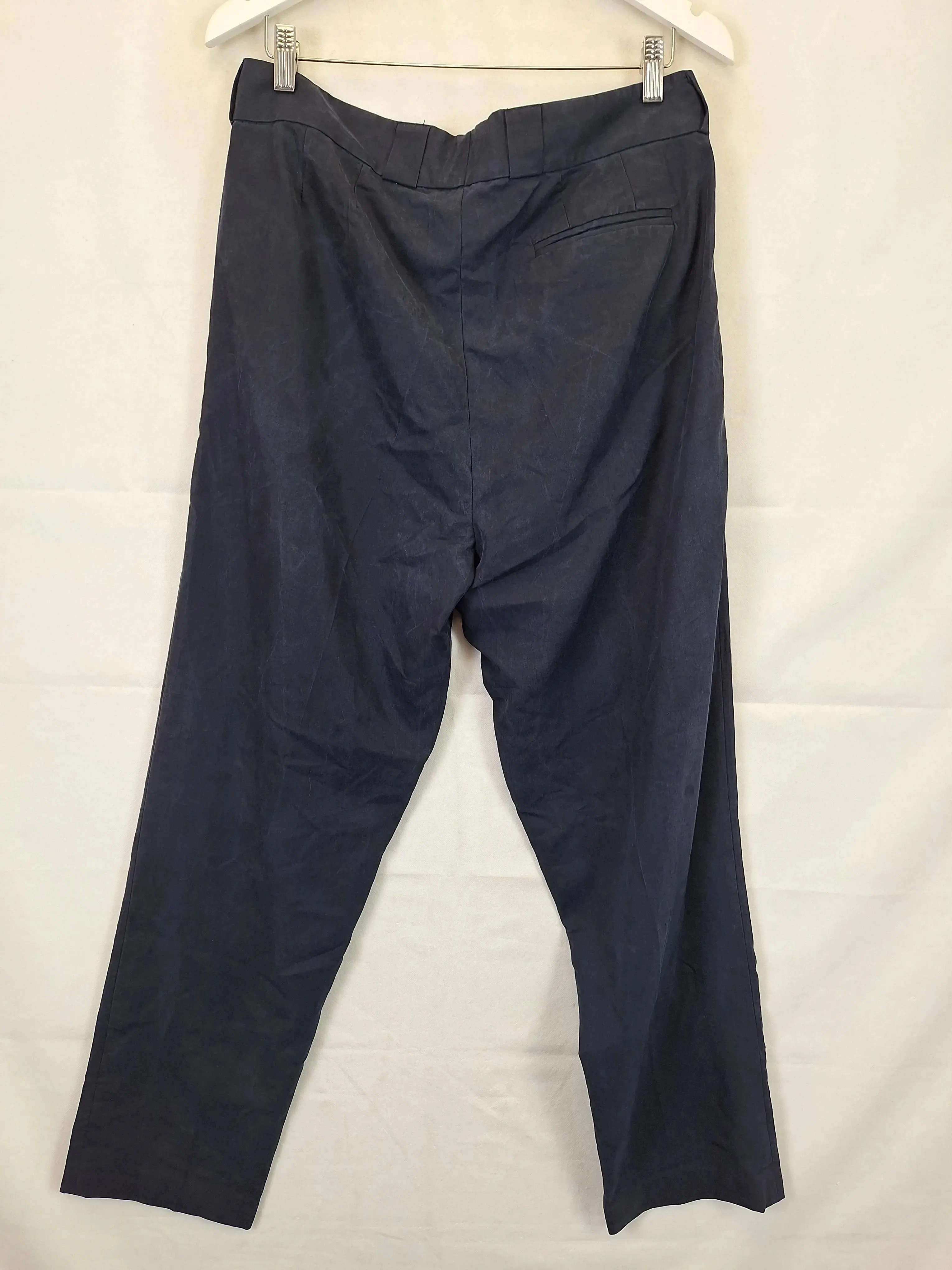 Alpha60 Navy Tapered Casual Pants Size L