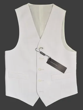 Andrew Marc 18743V Boys Suit Separate Vest- White