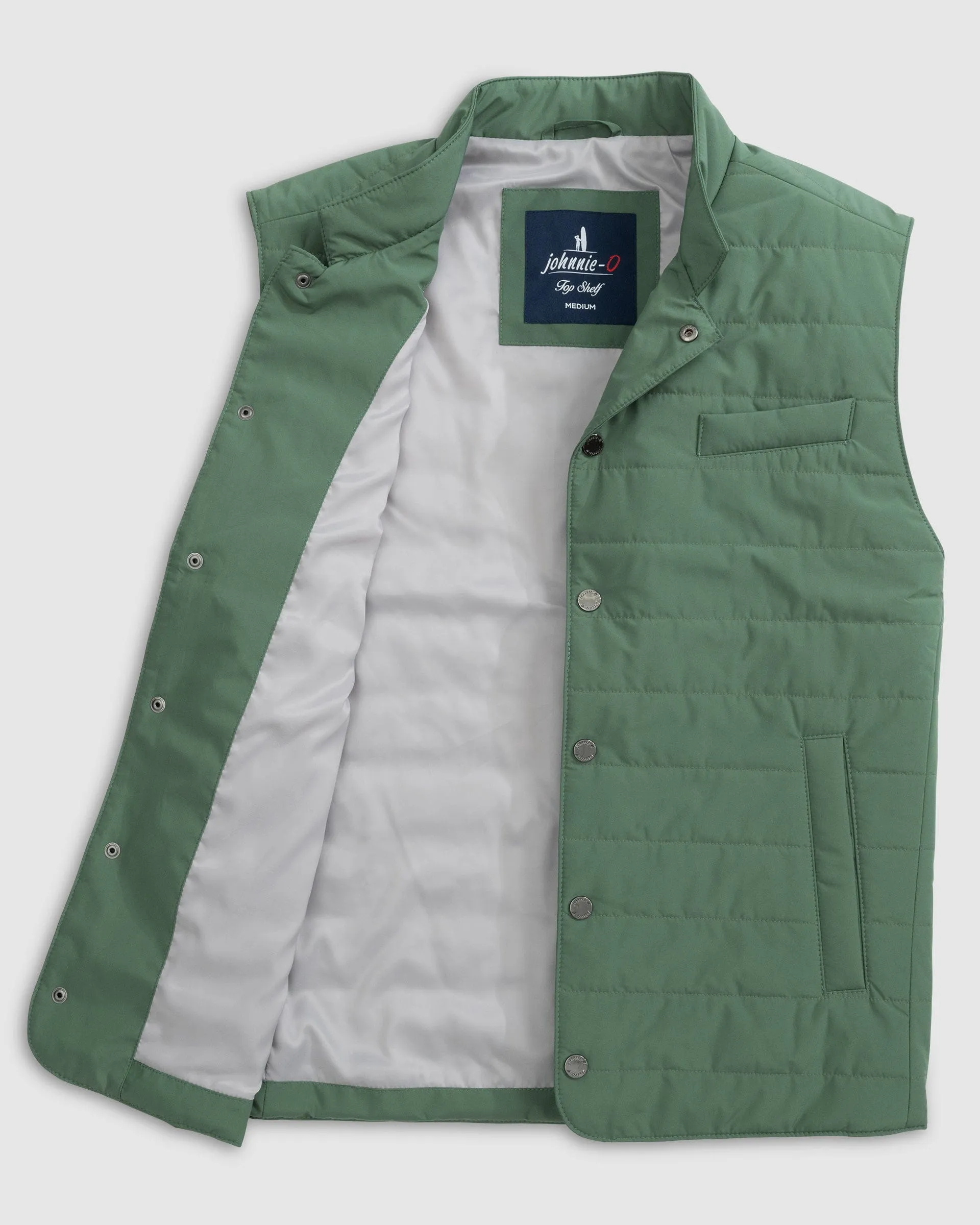 Apo Quilted Button Up Vest