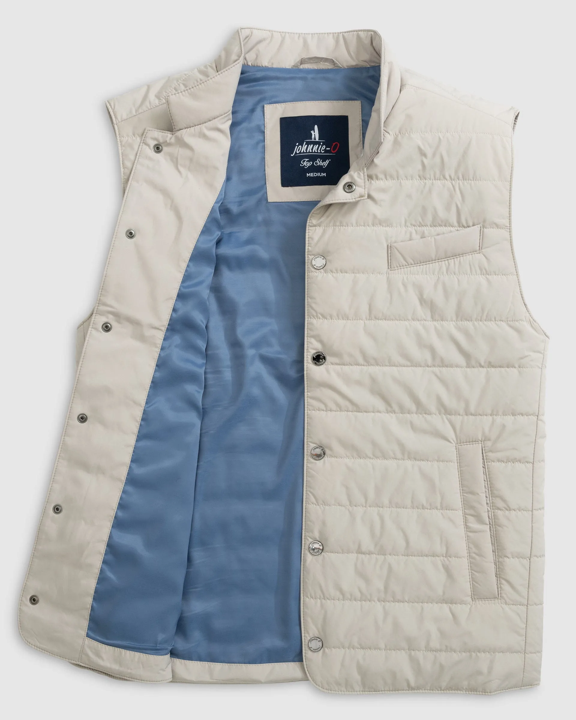 Apo Quilted Button Up Vest