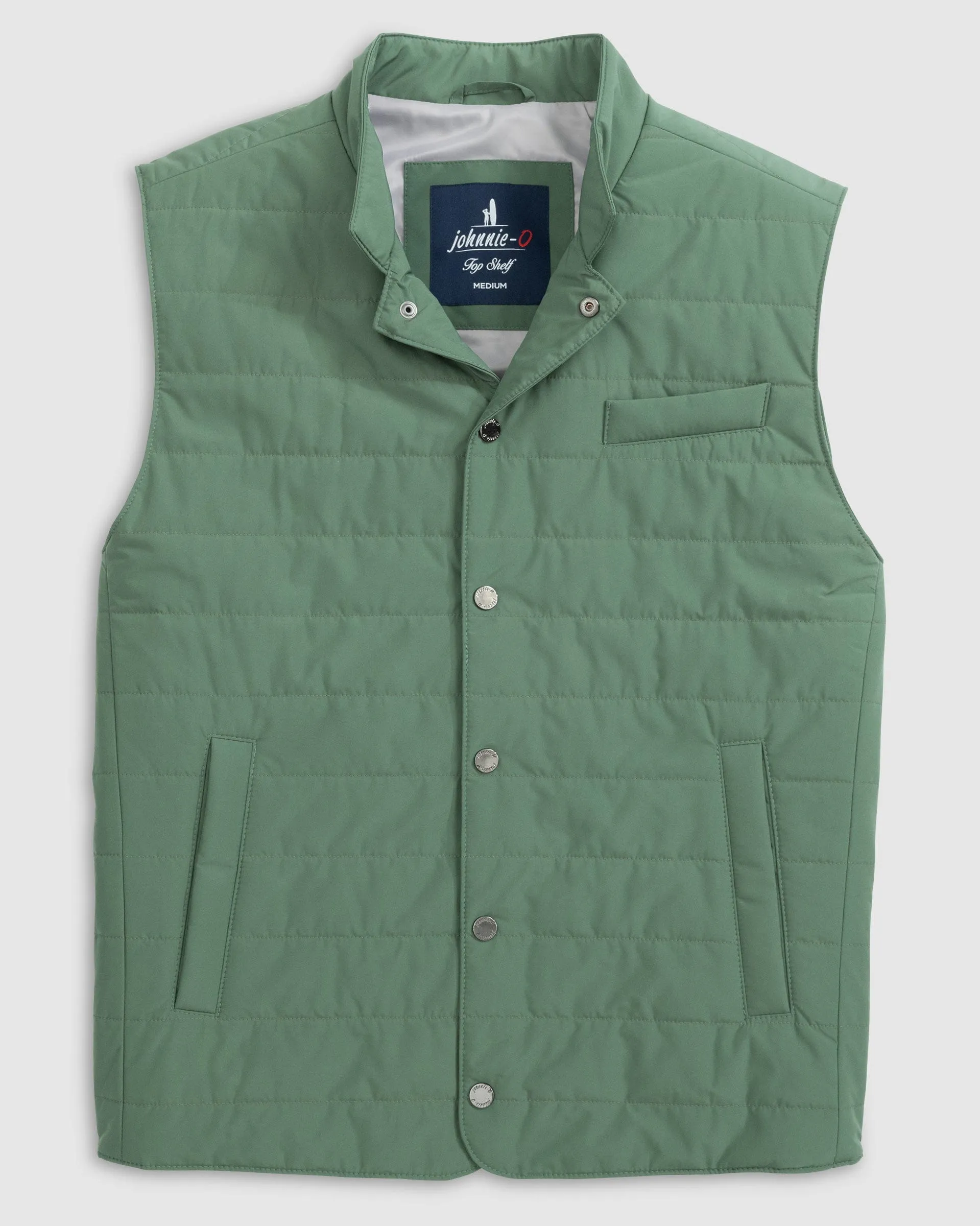 Apo Quilted Button Up Vest