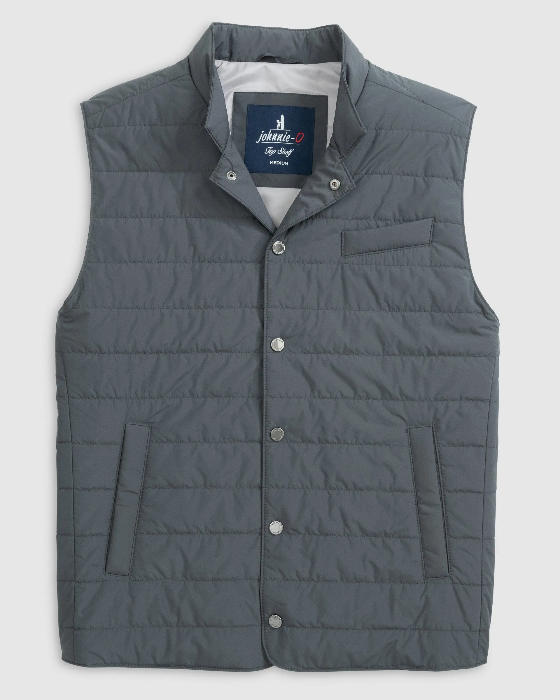 Apo Quilted Button Up Vest