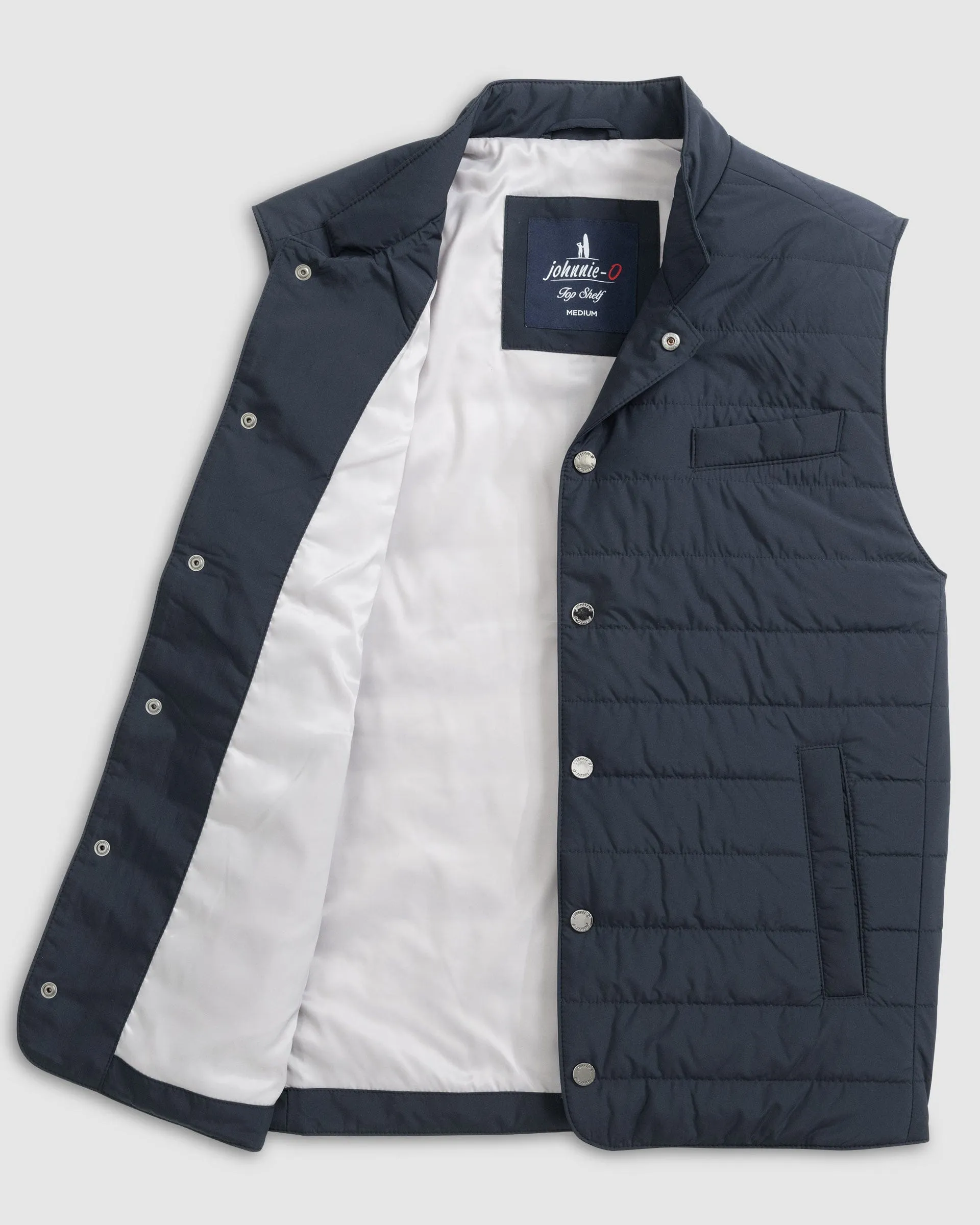 Apo Quilted Button Up Vest