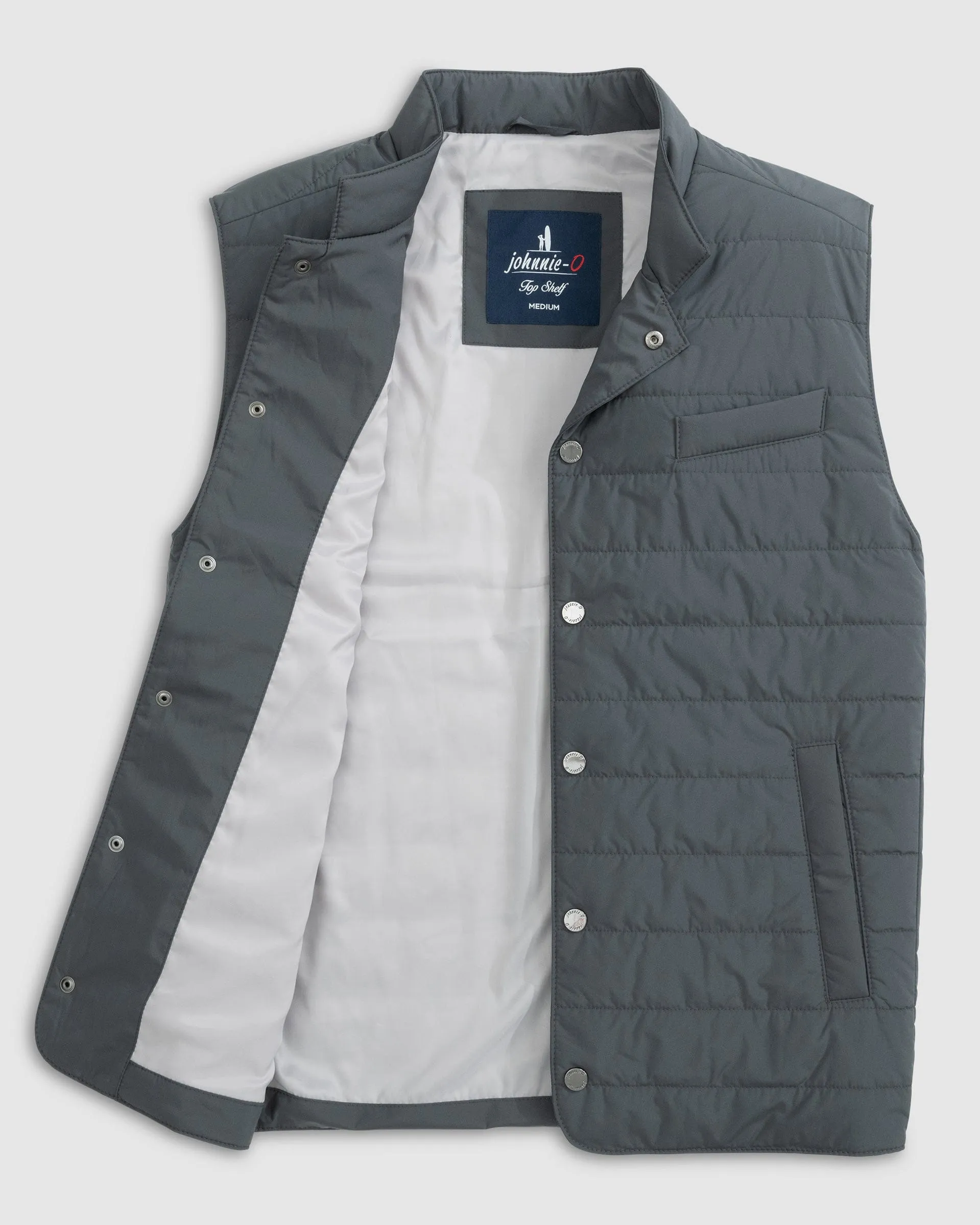 Apo Quilted Button Up Vest