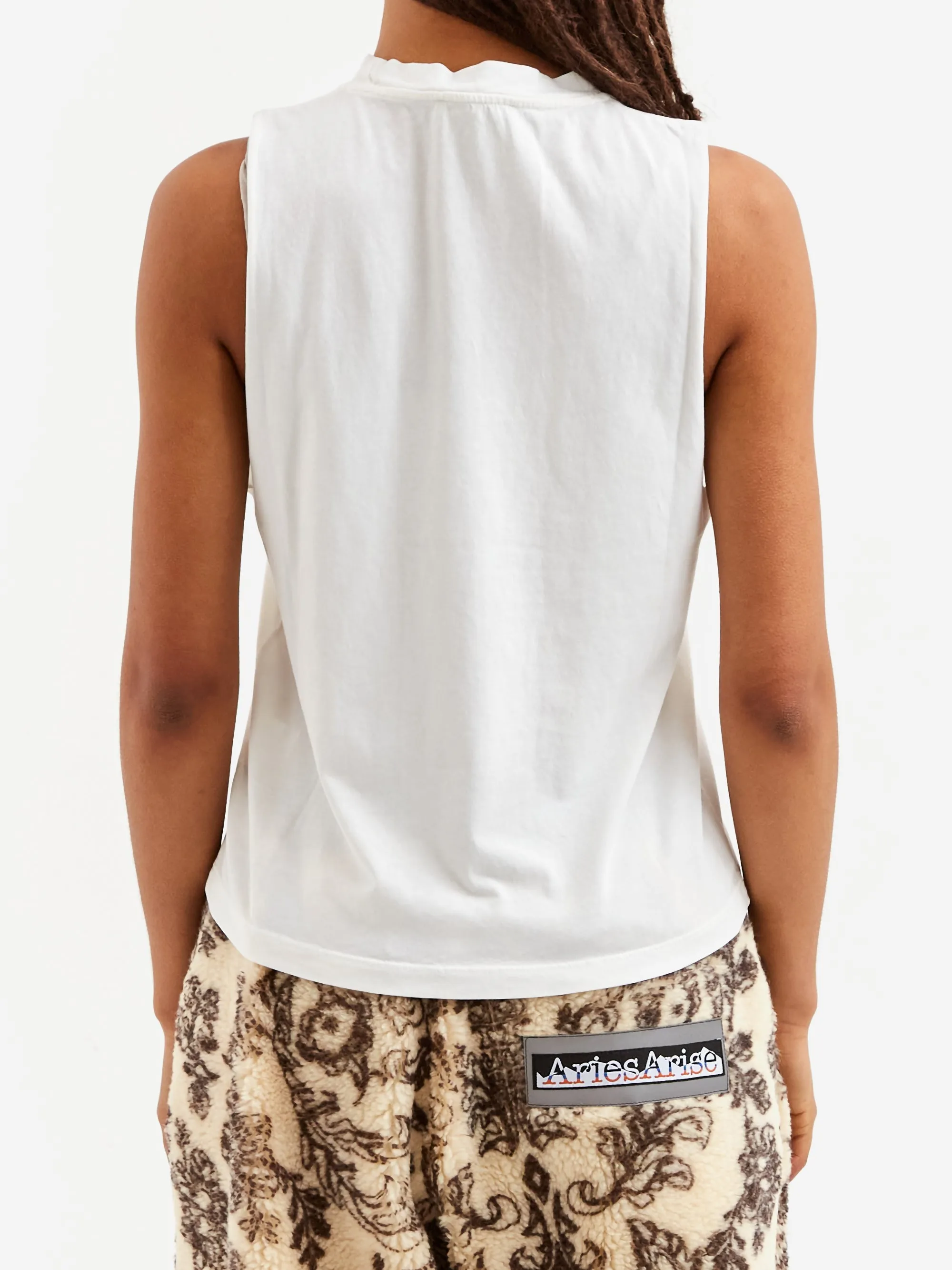 Aries Vintage Aries and Destroy Vest - Off White