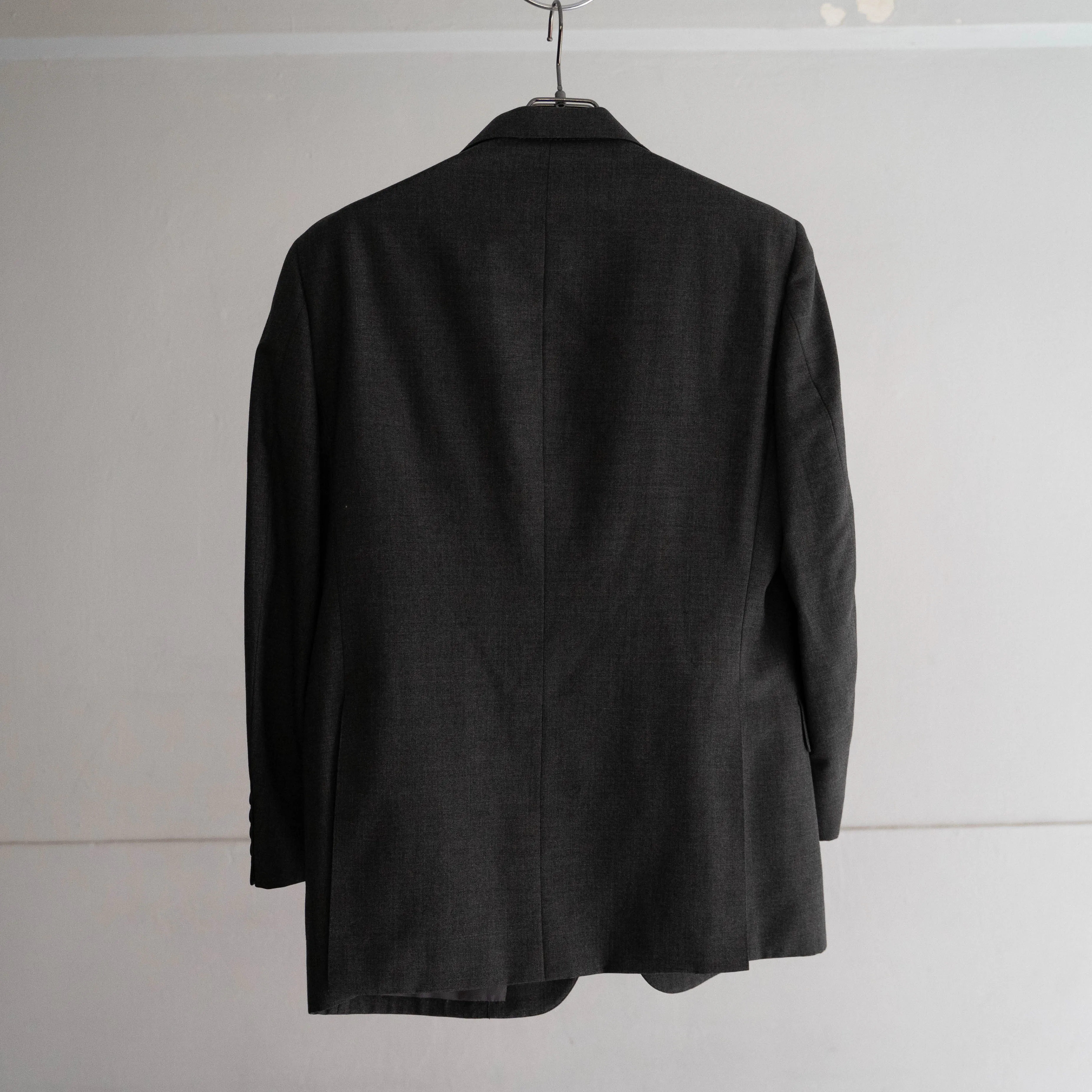 around 1980s Burberry's dark gray color tailored jacket