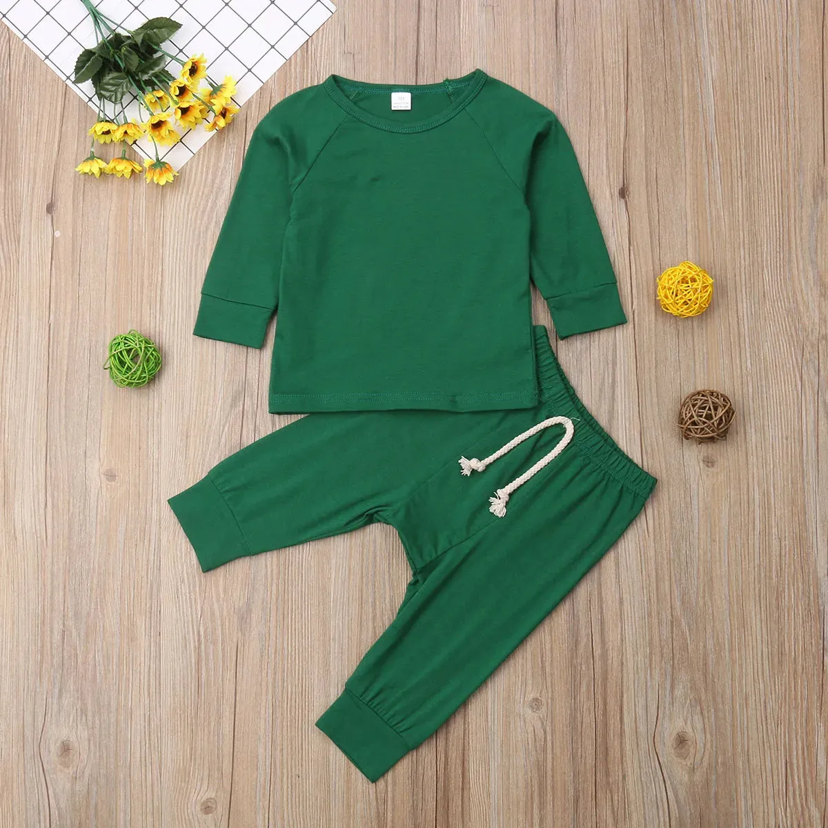 Baby Layette - Infant Basics - Long Sleeve Loungewear Set