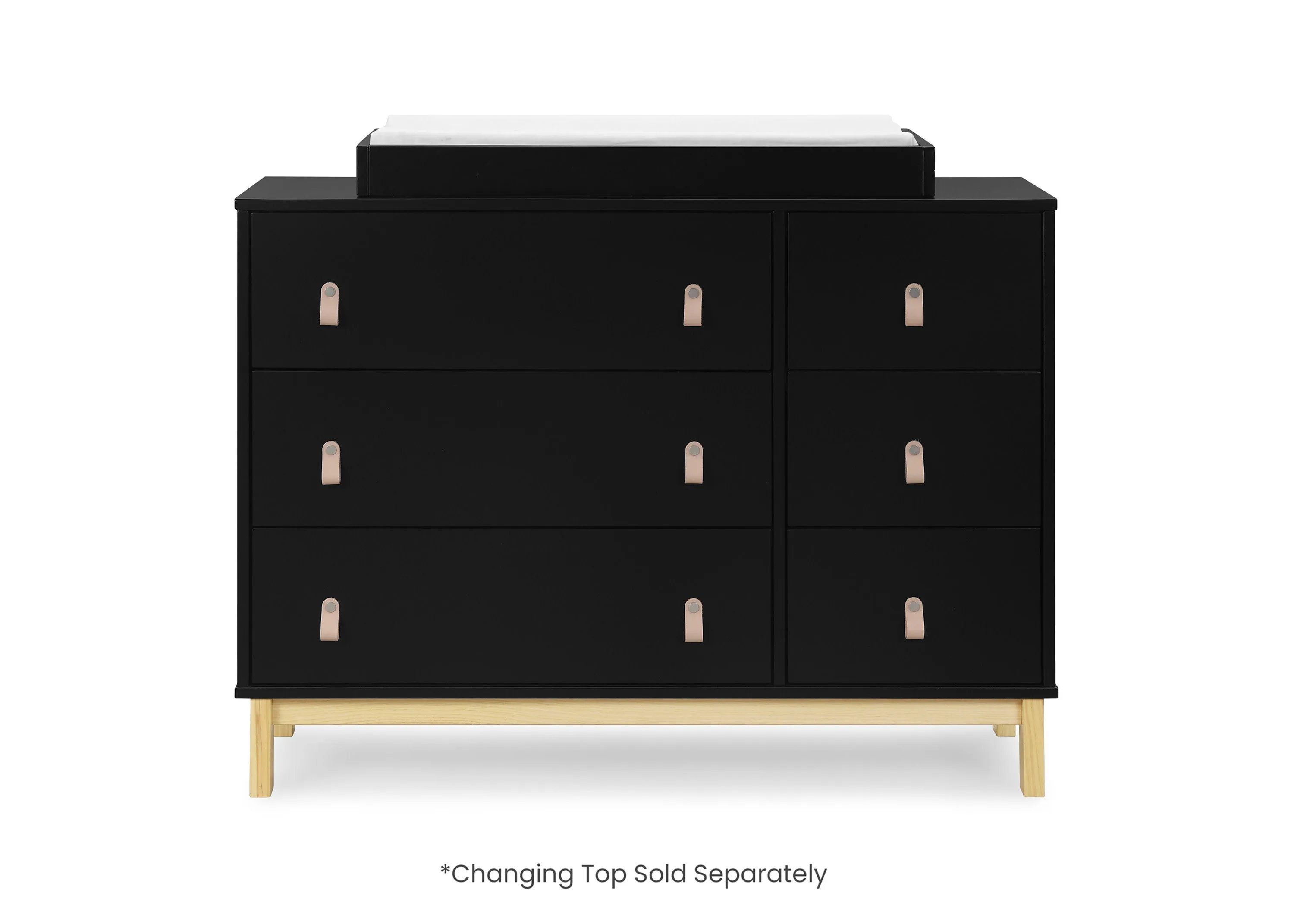 babyGap Legacy 6 Drawer Dresser with Leather Pulls and Interlocking Drawers