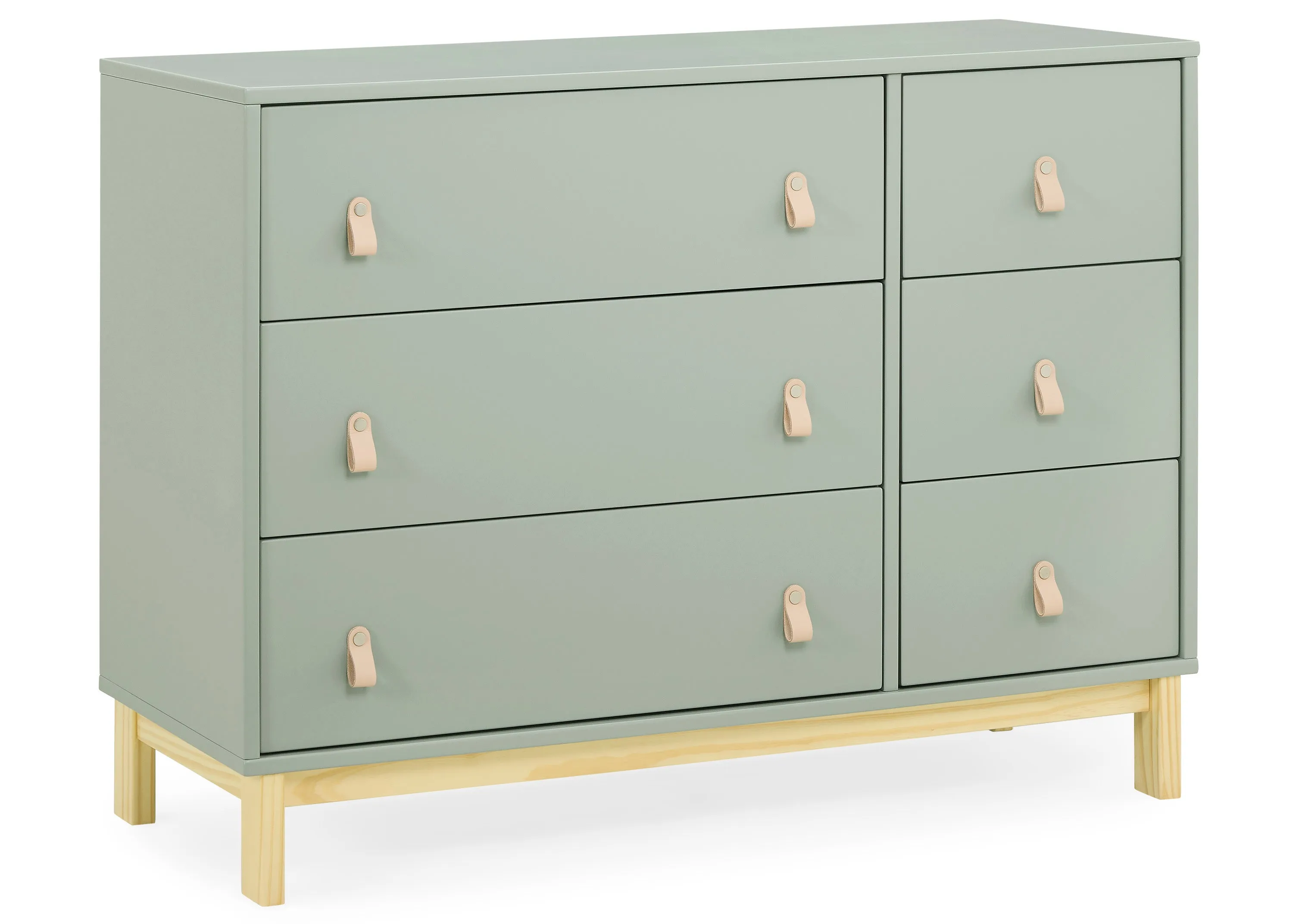 babyGap Legacy 6 Drawer Dresser with Leather Pulls and Interlocking Drawers