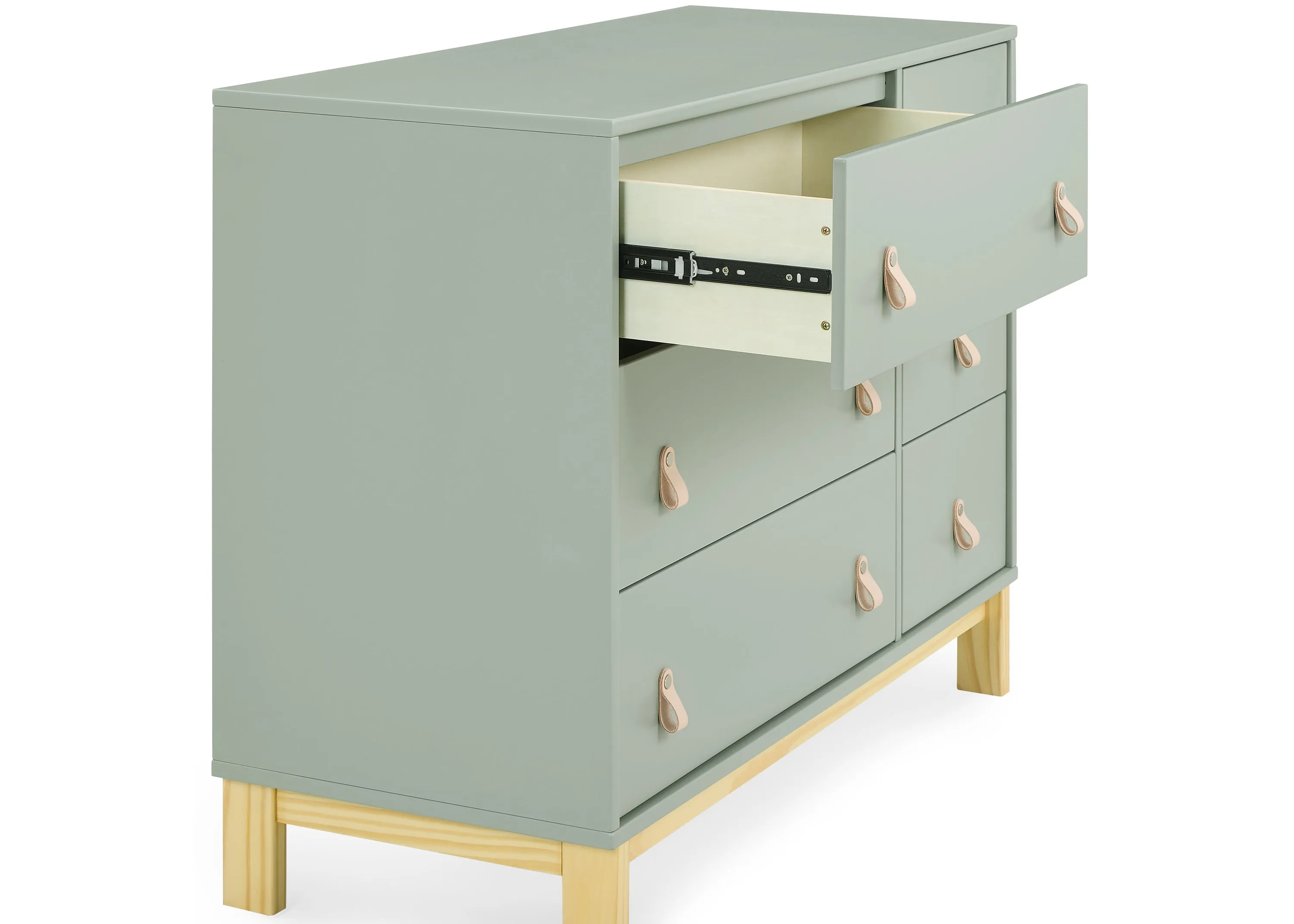 babyGap Legacy 6 Drawer Dresser with Leather Pulls and Interlocking Drawers