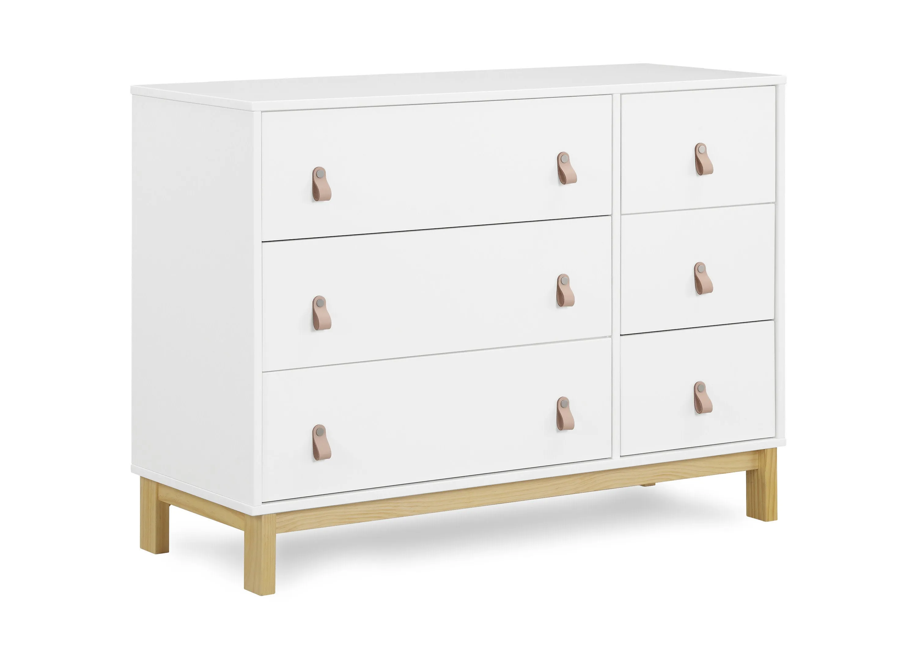 babyGap Legacy 6 Drawer Dresser with Leather Pulls and Interlocking Drawers