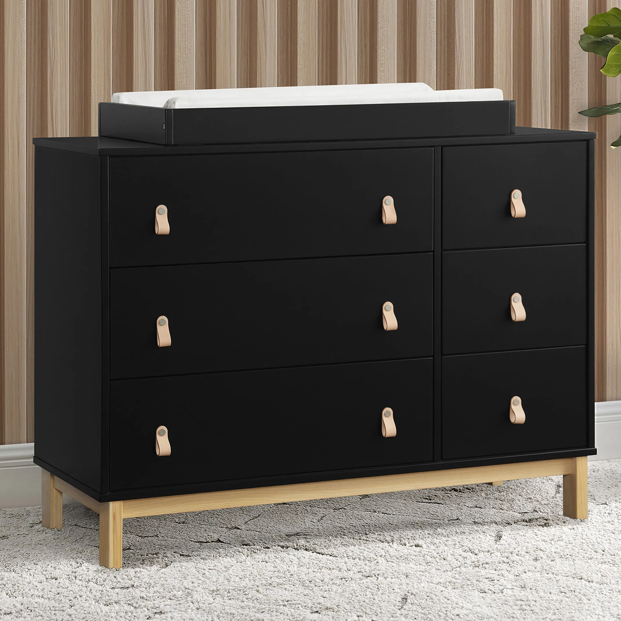 babyGap Legacy 6 Drawer Dresser with Leather Pulls and Interlocking Drawers