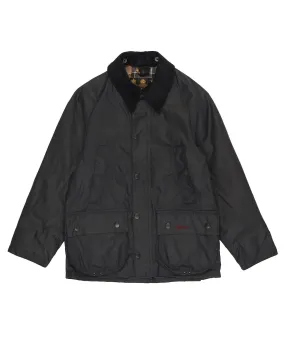 Barbour Boys Bedale Waxed Jacket Navy CWX0019 NY95