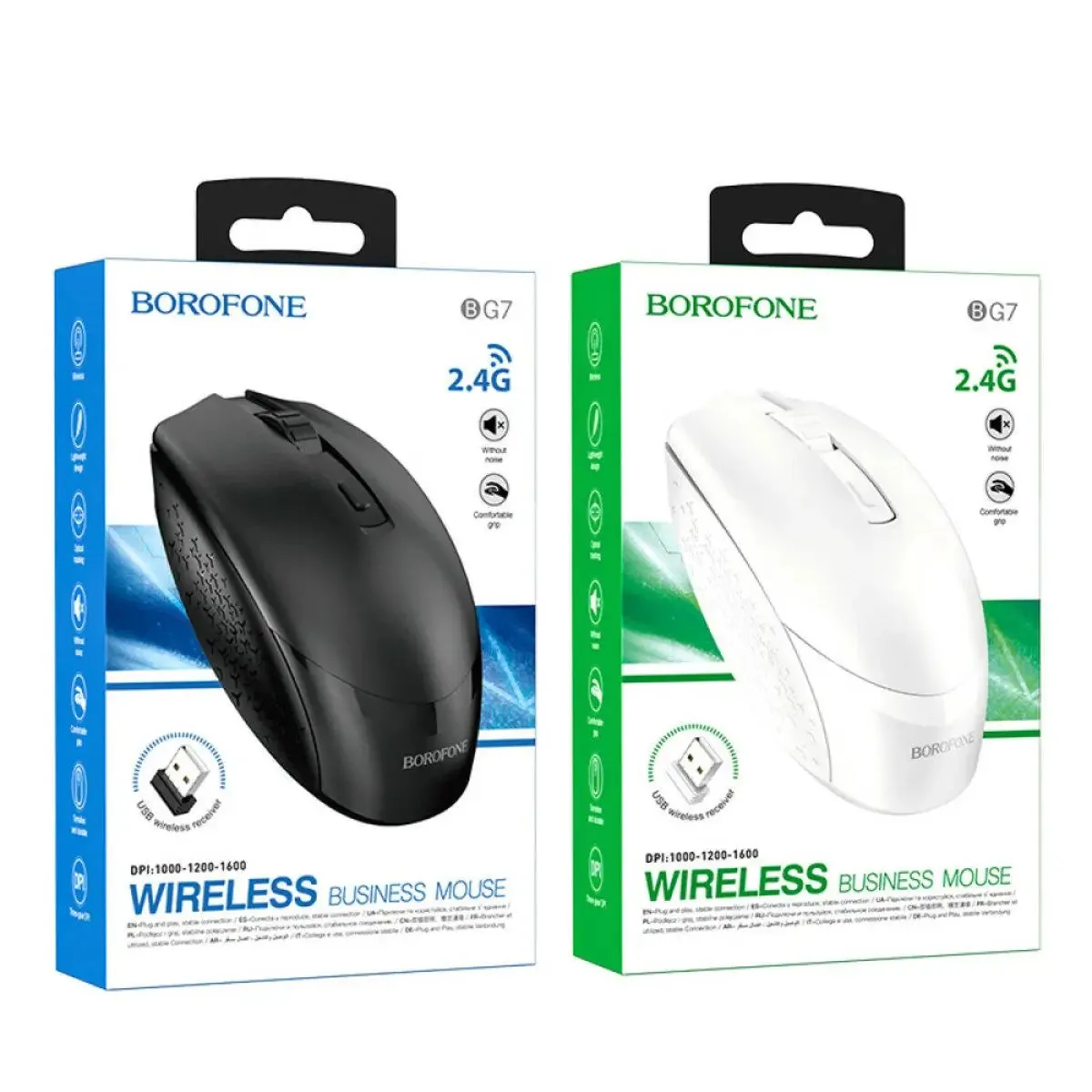 BG7 Platinum 2.4G business wireless mouse