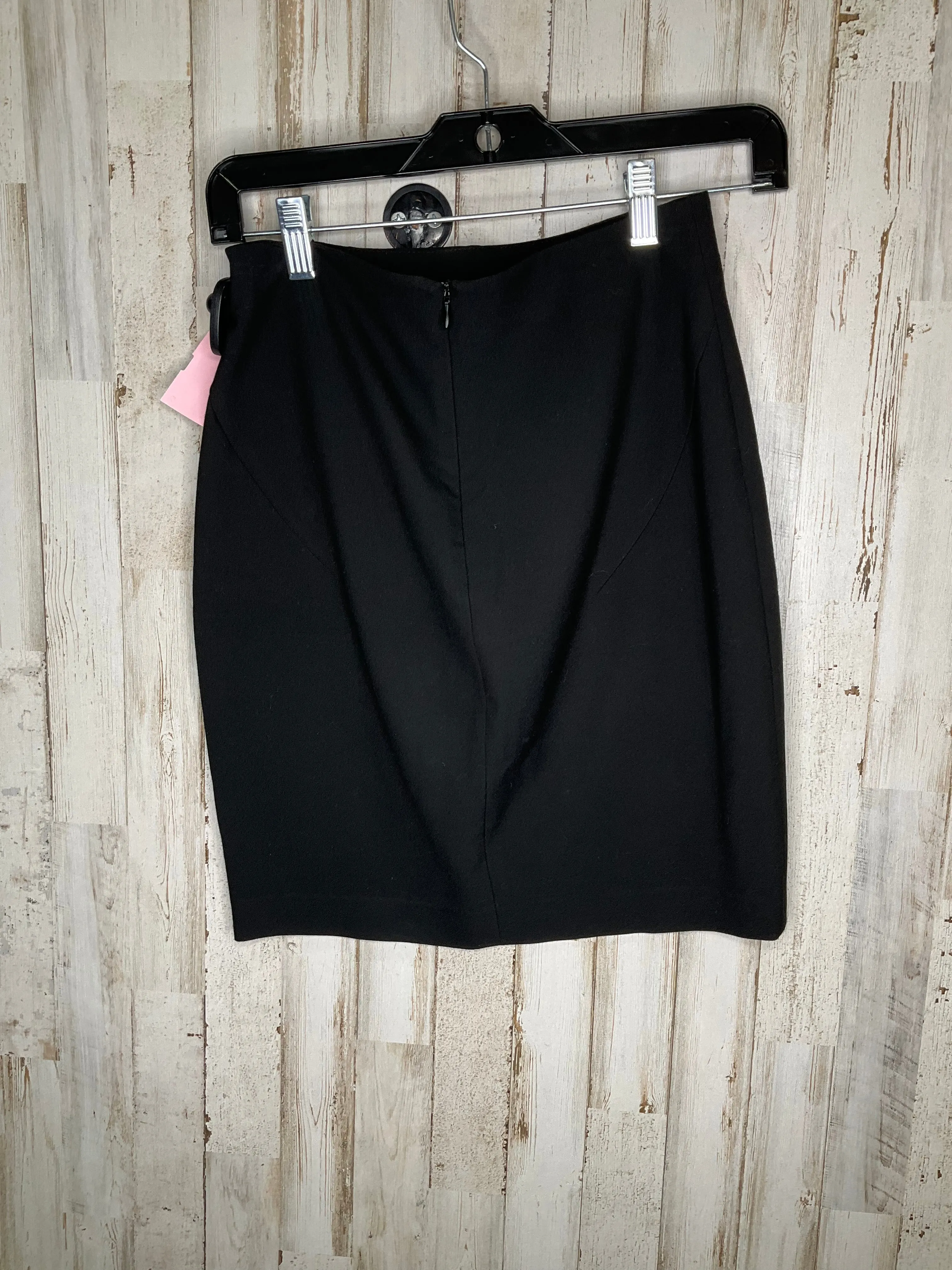 Black Skirt Midi Zara Basic, Size Xs