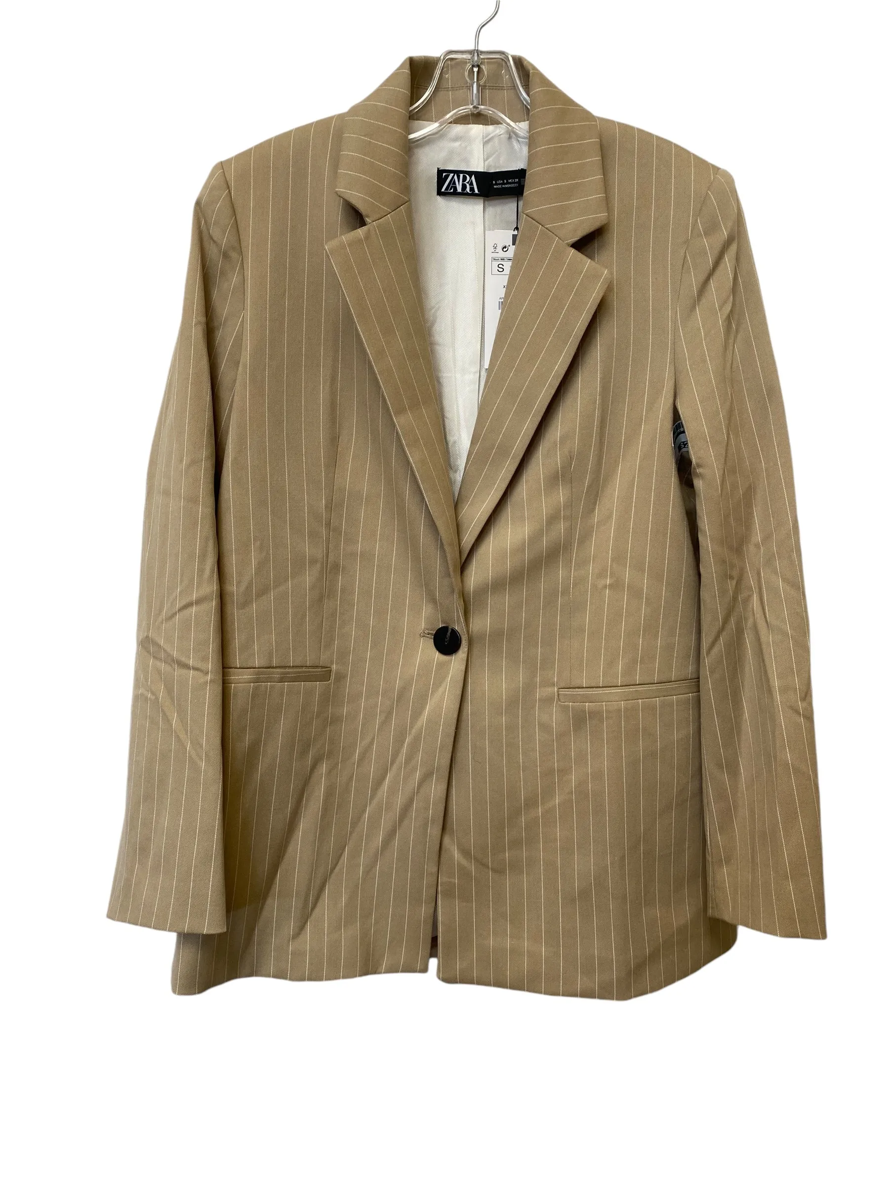 Blazer By Zara In Tan, Size: S