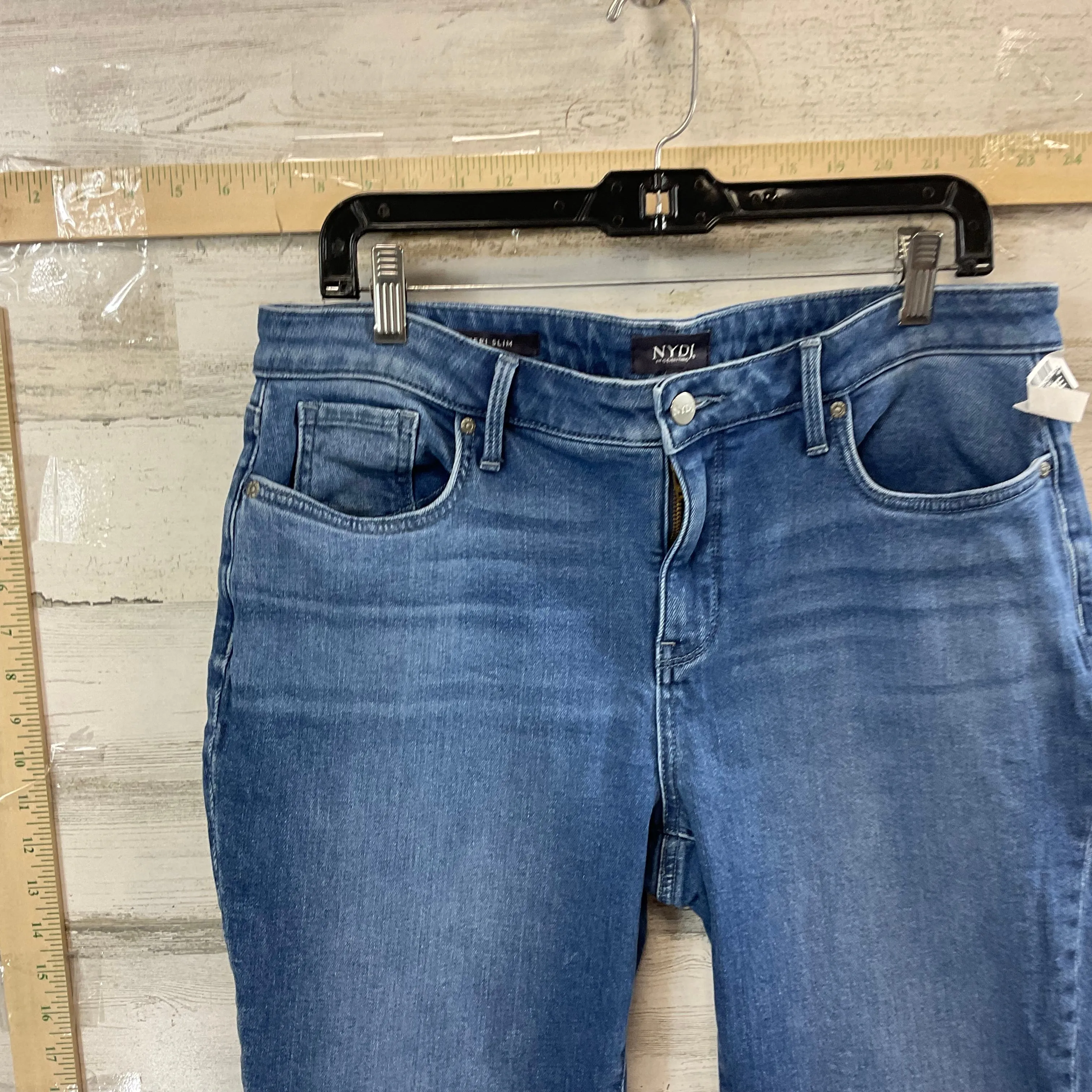 Blue Denim Jeans Straight Not Your Daughters Jeans, Size 10