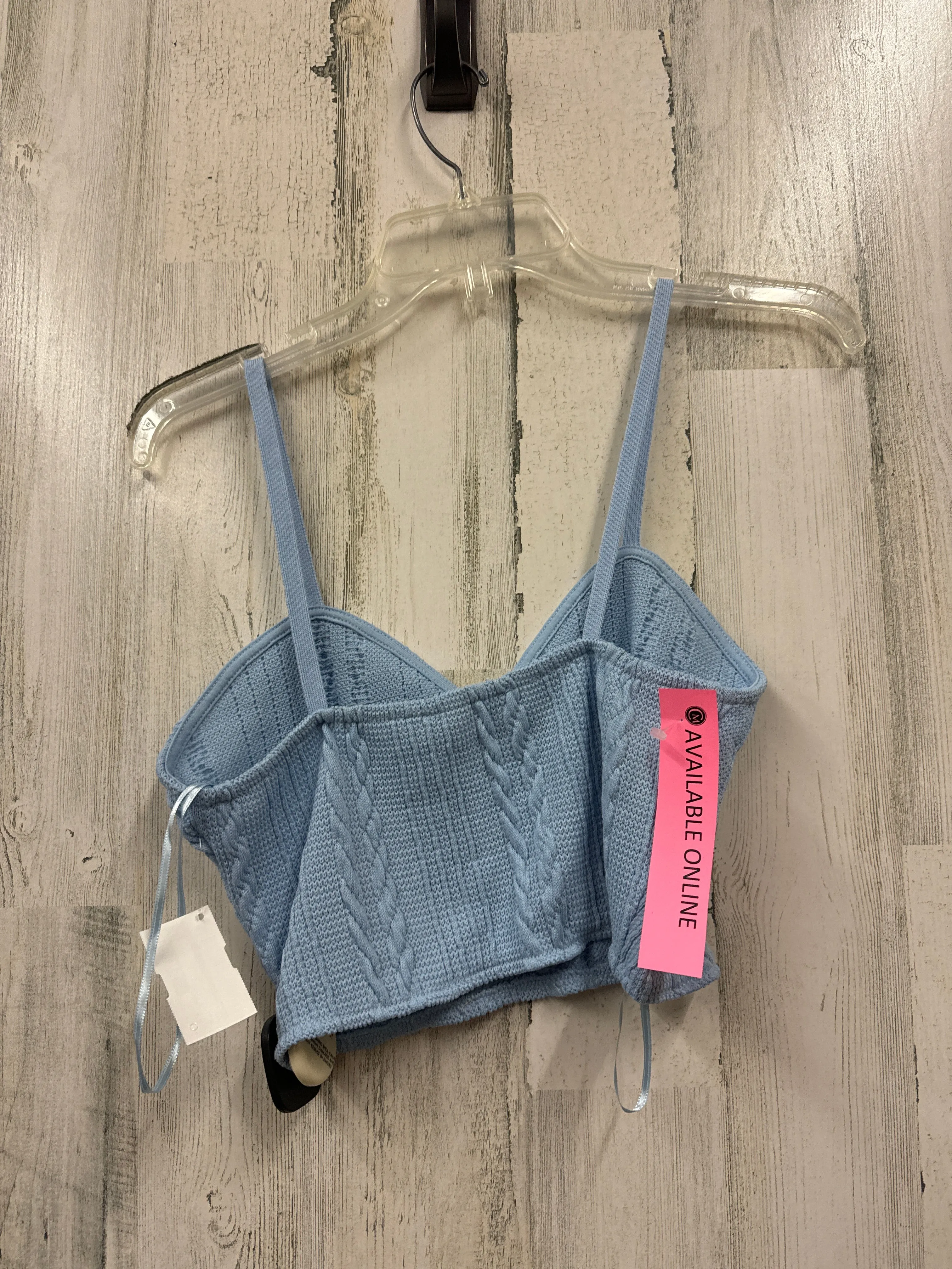 Blue Top Sleeveless Zara, Size M