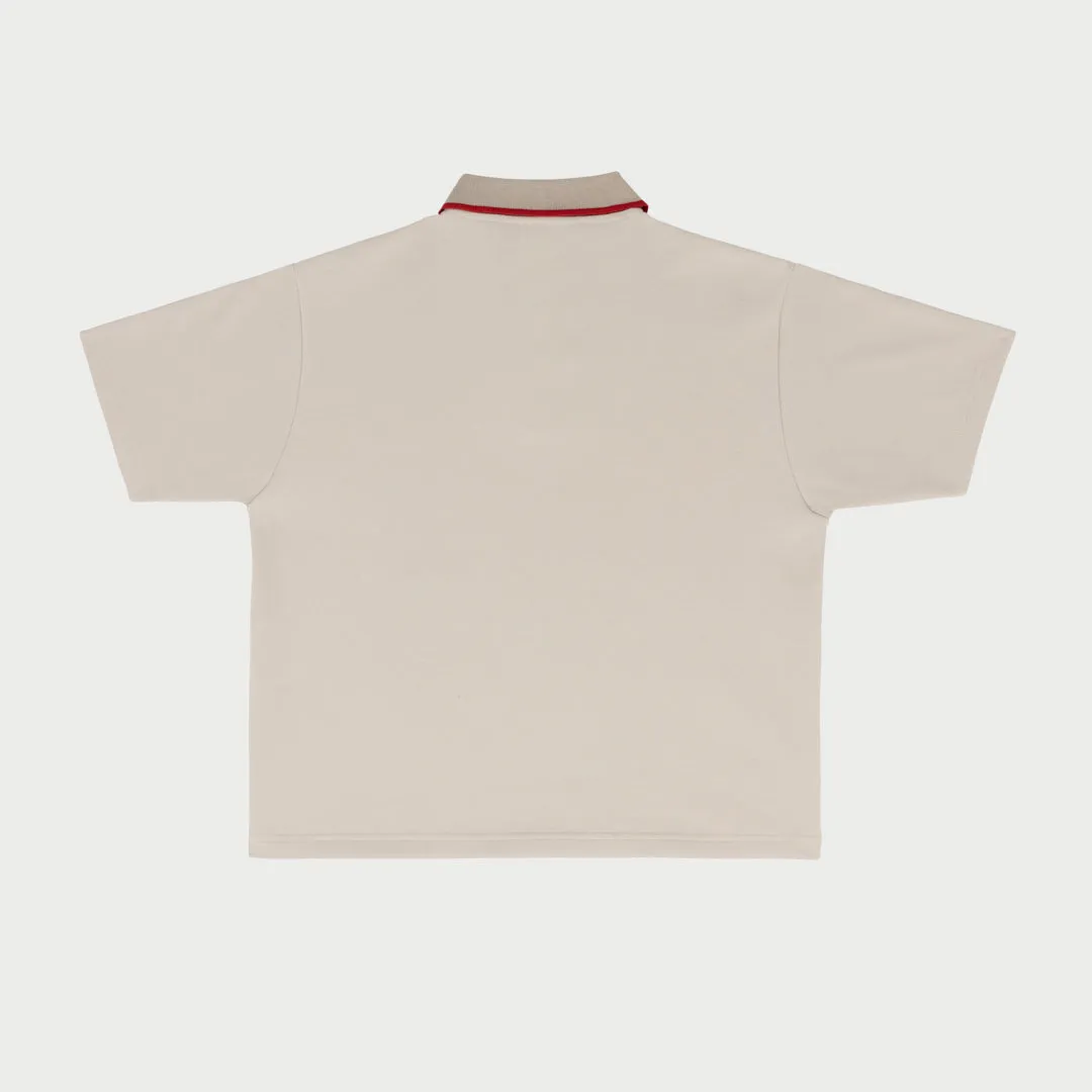 Boxy Polo (Cream)