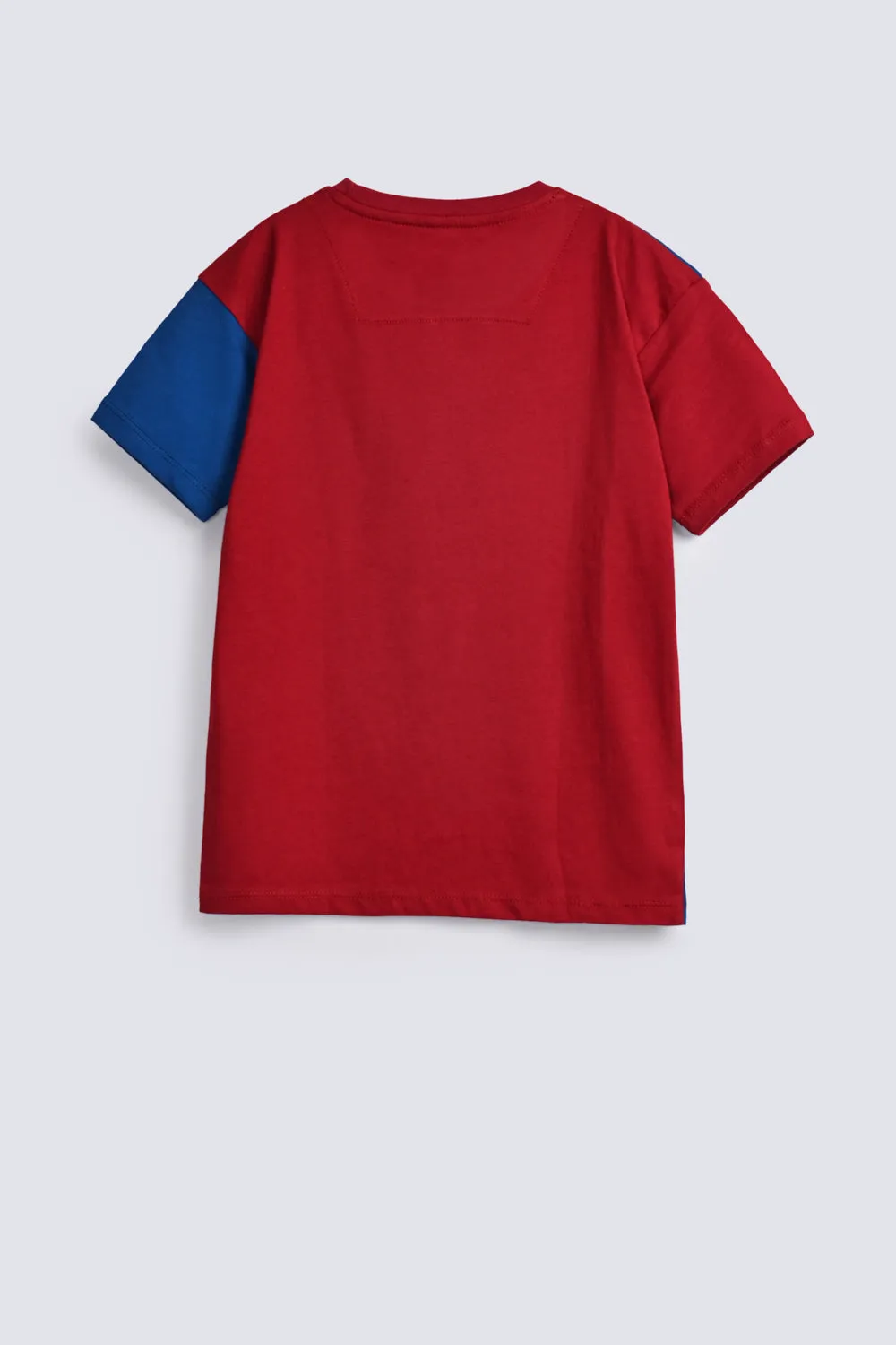 BOYS DROP SHOULDER PANEL TEE