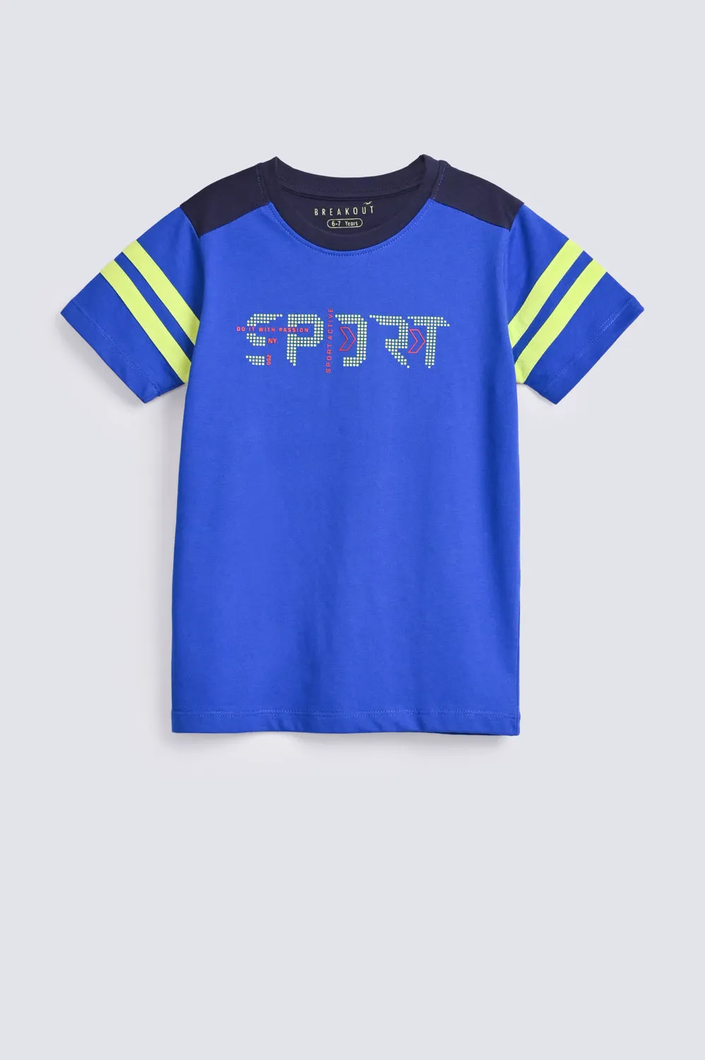 BOYS SPORT PRINT TEE