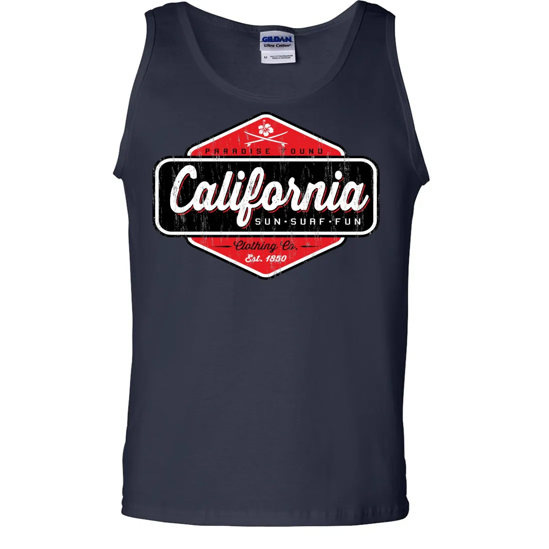 California Paradise Found Asst Colors Tank Top