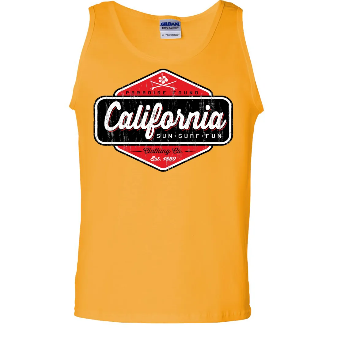 California Paradise Found Asst Colors Tank Top