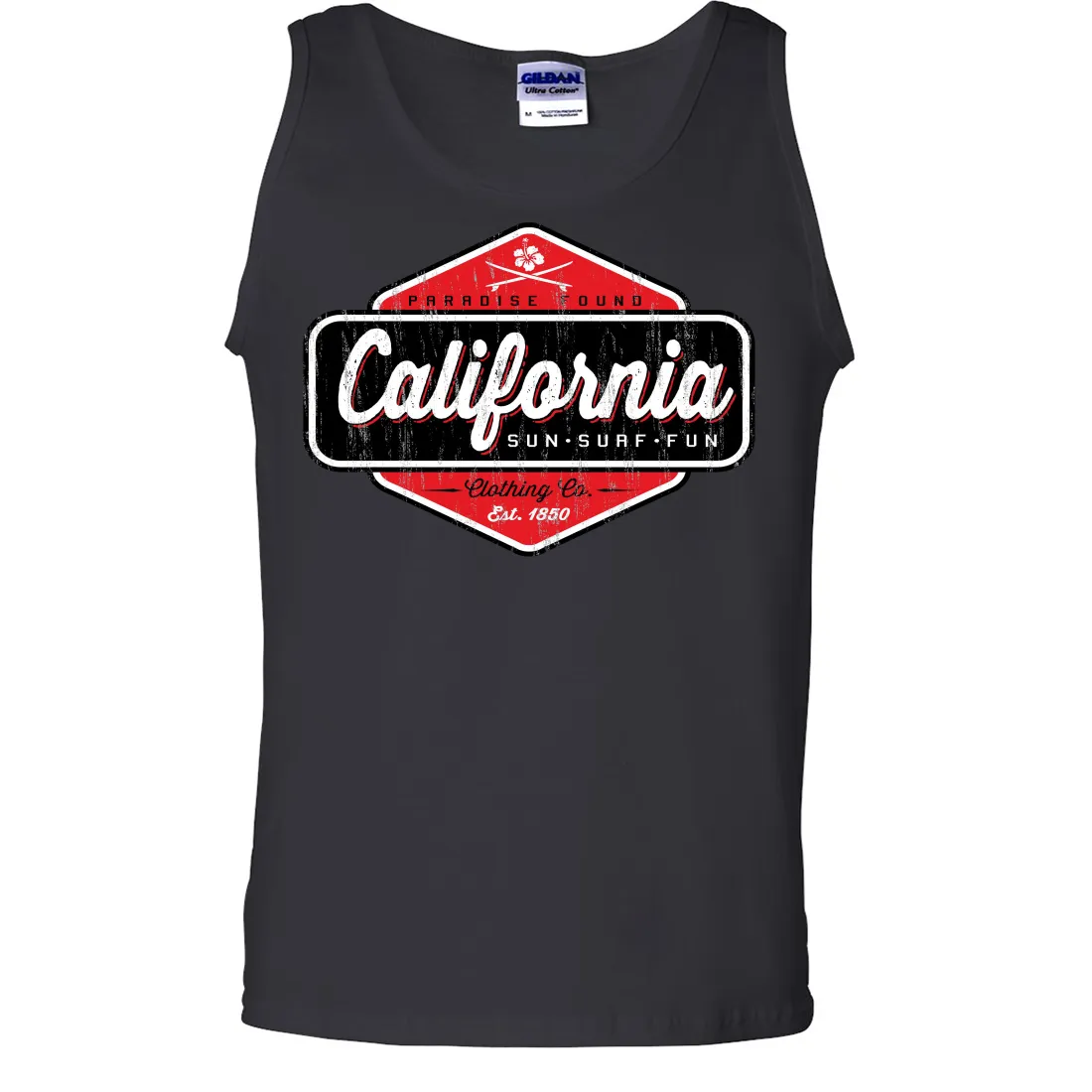 California Paradise Found Asst Colors Tank Top