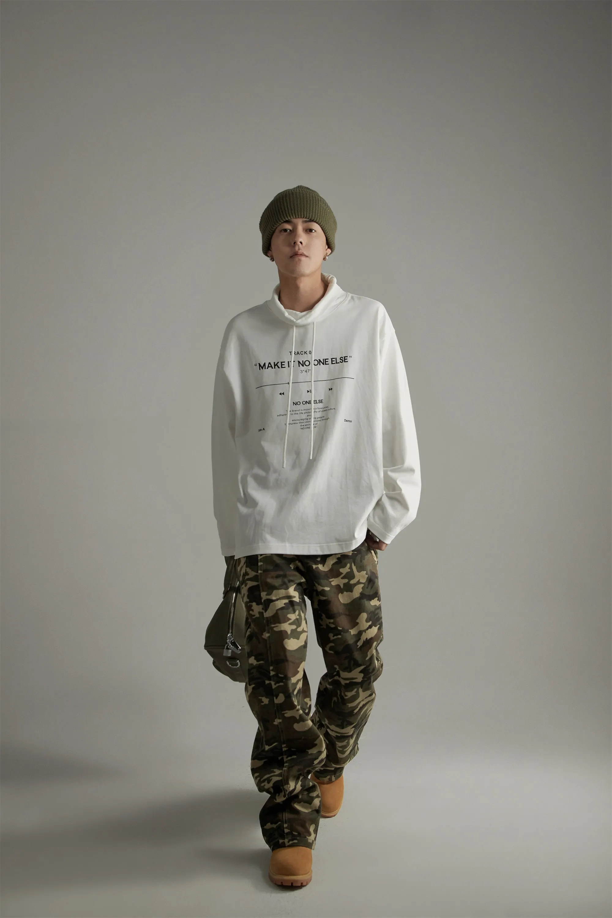 Camouflage Straight Casual Pants