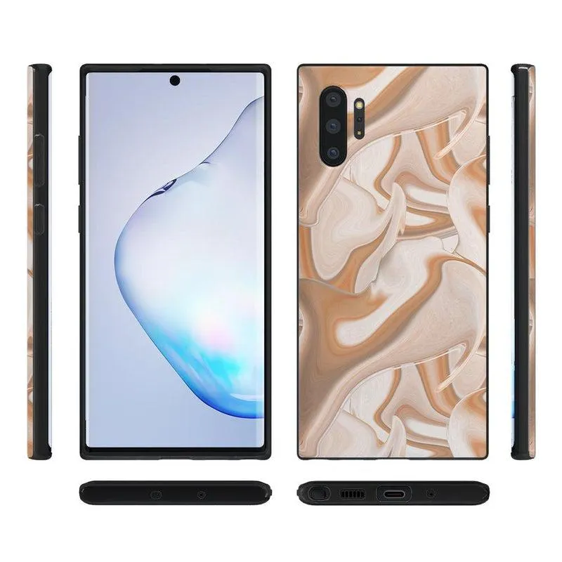 Caramel Delight | Marble Swirl Samsung Case