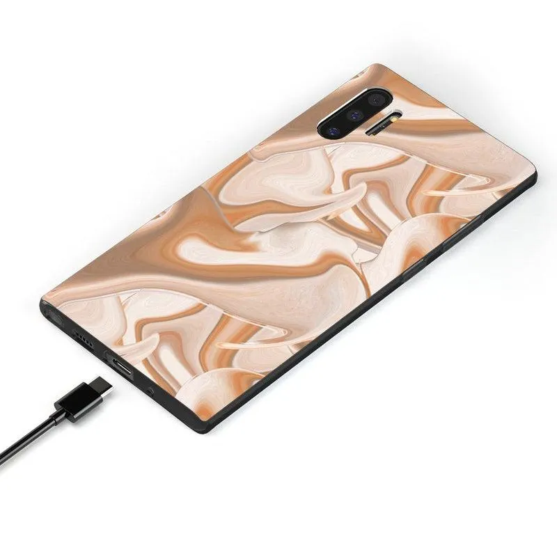 Caramel Delight | Marble Swirl Samsung Case