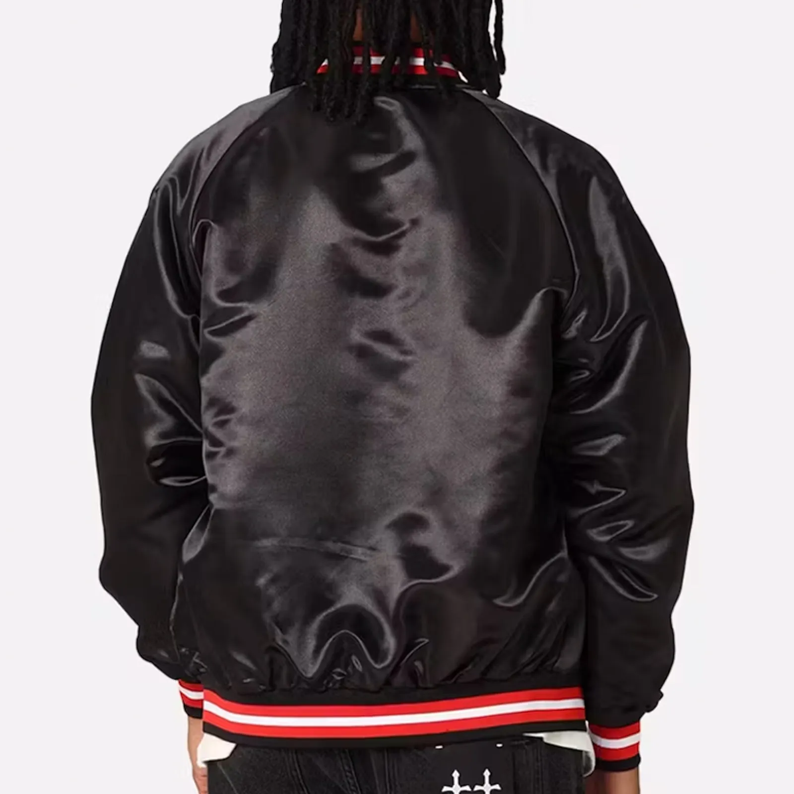 Chicago Bulls Lightweight Satin Jacket NBA By Mitchell & Ness