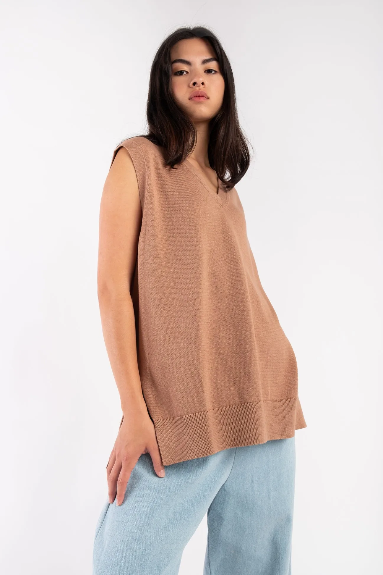 Clay Oversized Vest