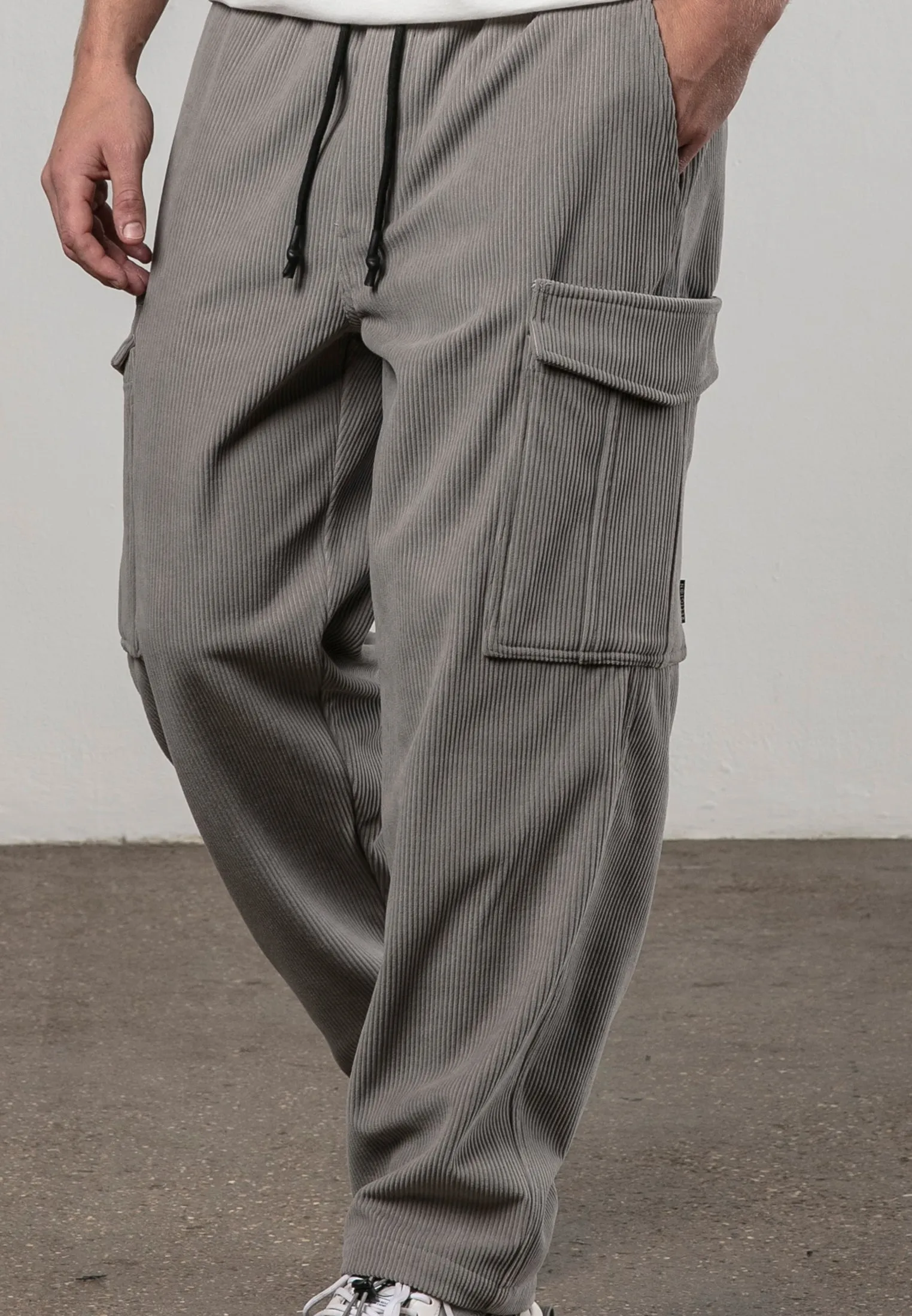 CORD LOUNGE GREY MIST PANTS