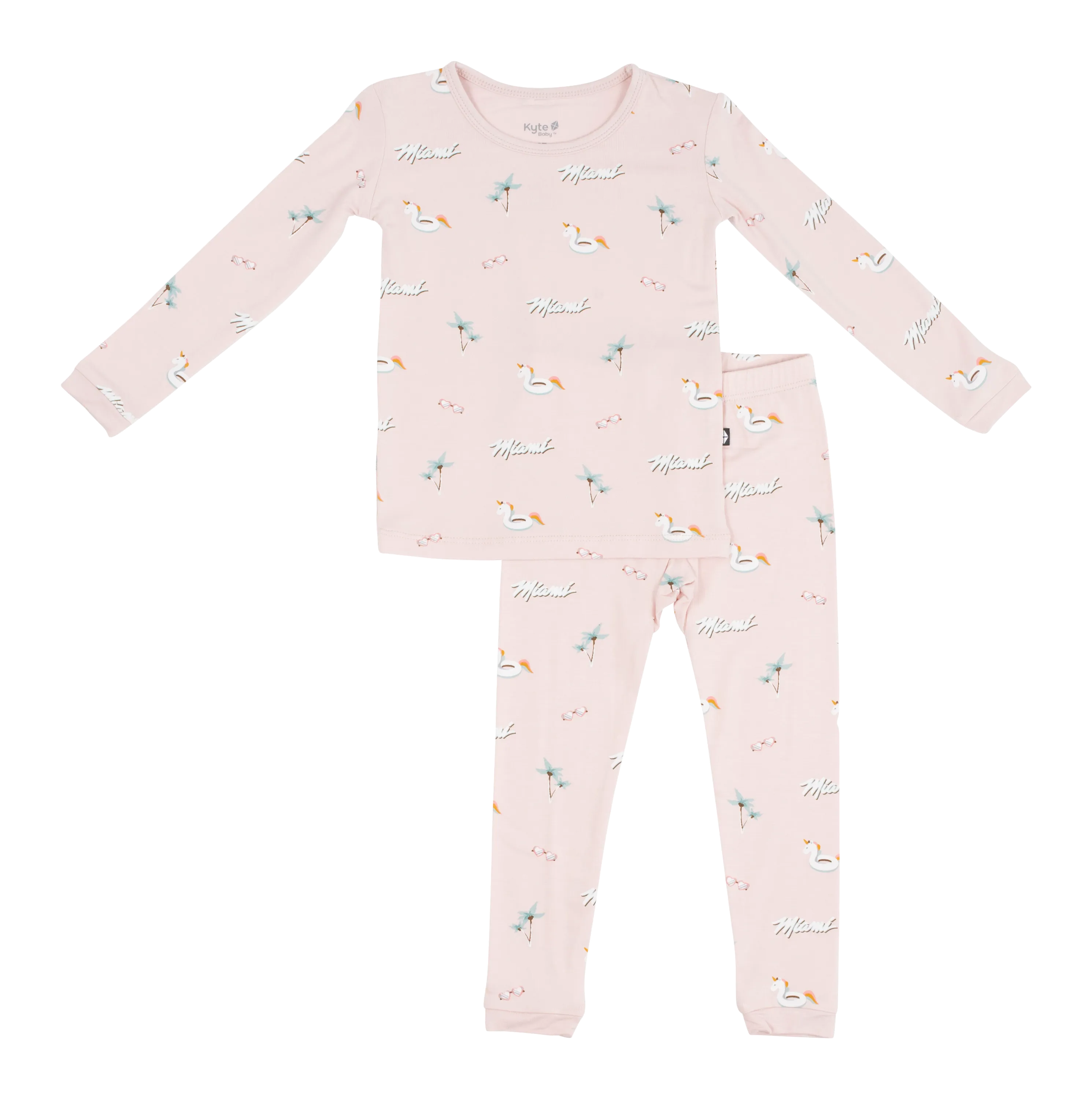 Court Culture x Kyte Baby Beach Blush Toddler PJ Set