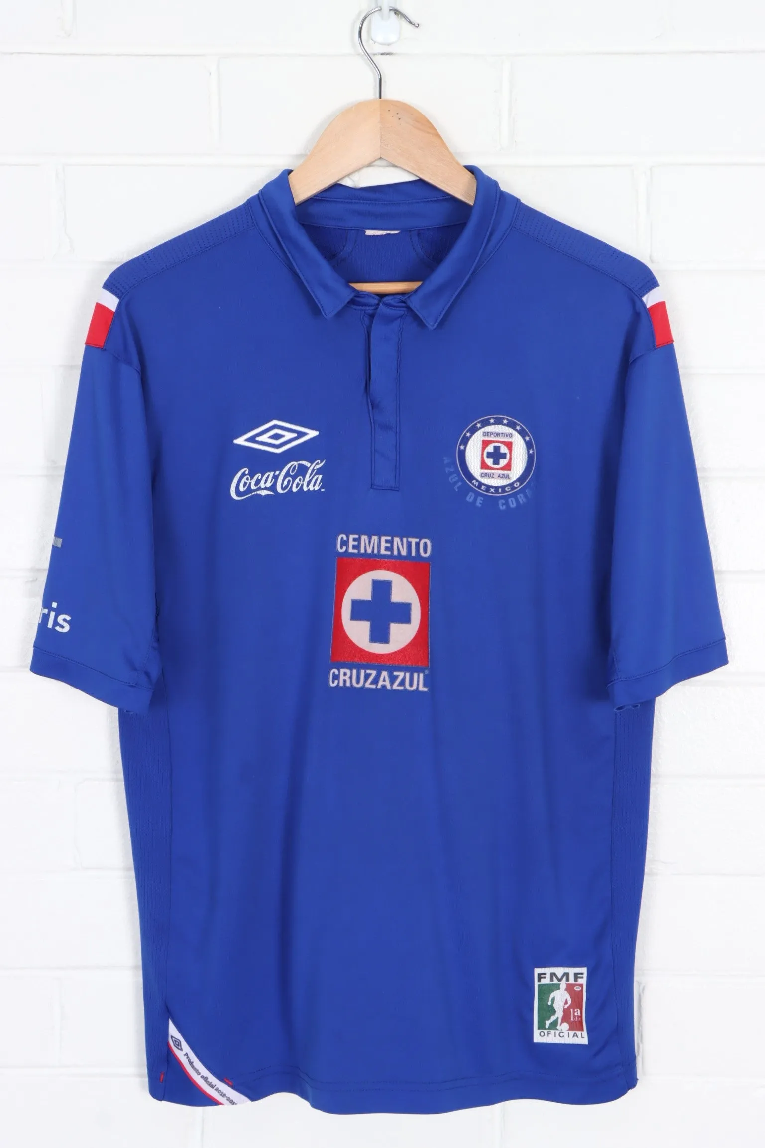 Cruz Azul 2012/2013 UMBRO Home Soccer Jersey (L)